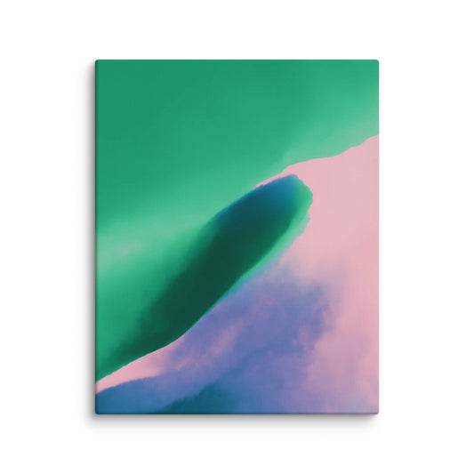 Calming hues canvas