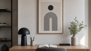 Is Minimalist Art the Secret to a Calmer Home Office?