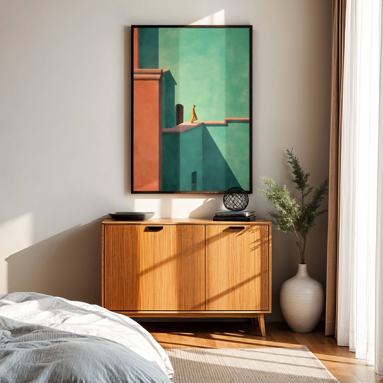 Abstract architecture canvas