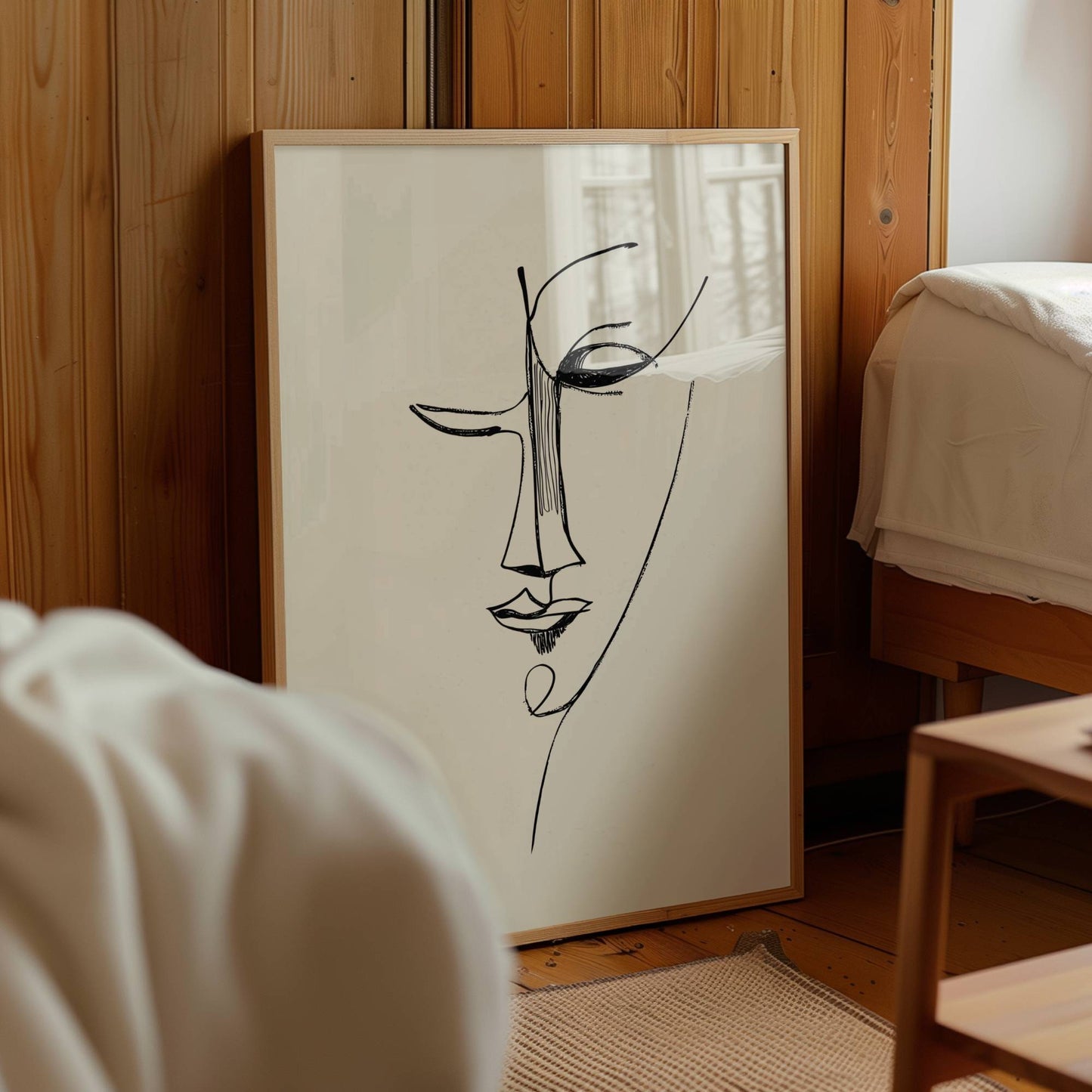 Abstract Face Canvas Wall Art