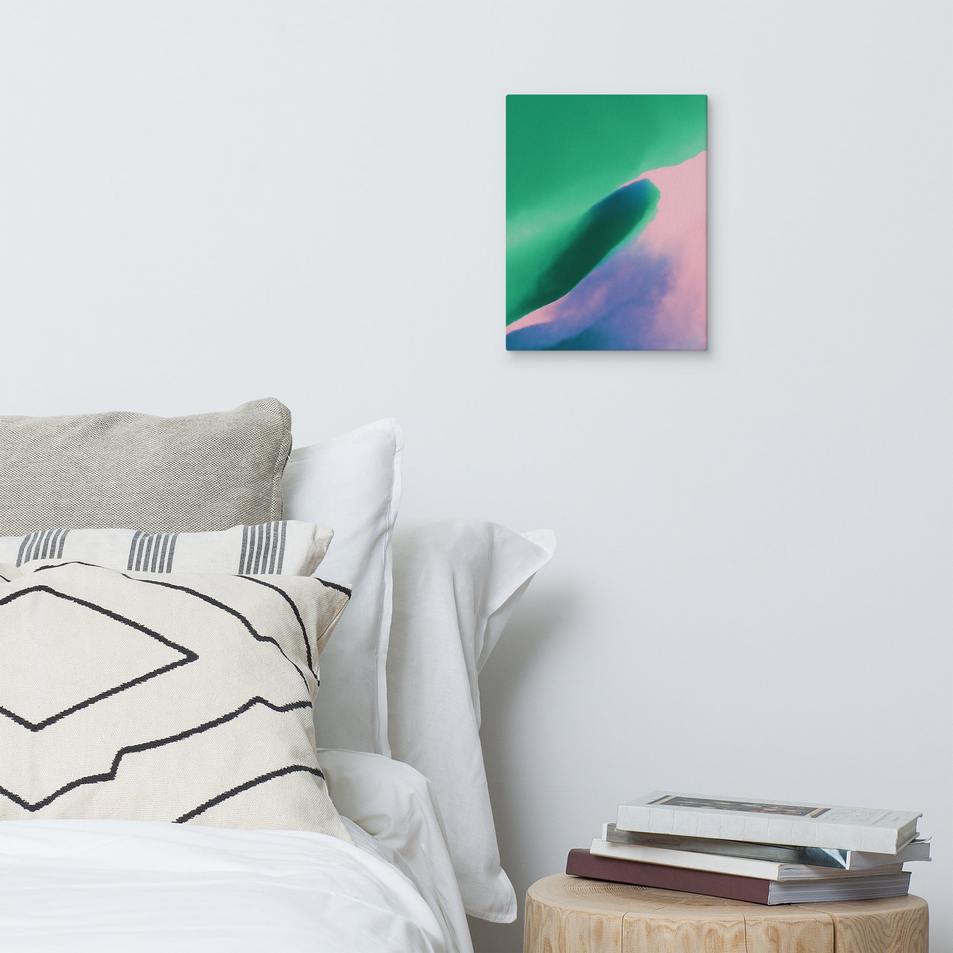 Calming hues canvas