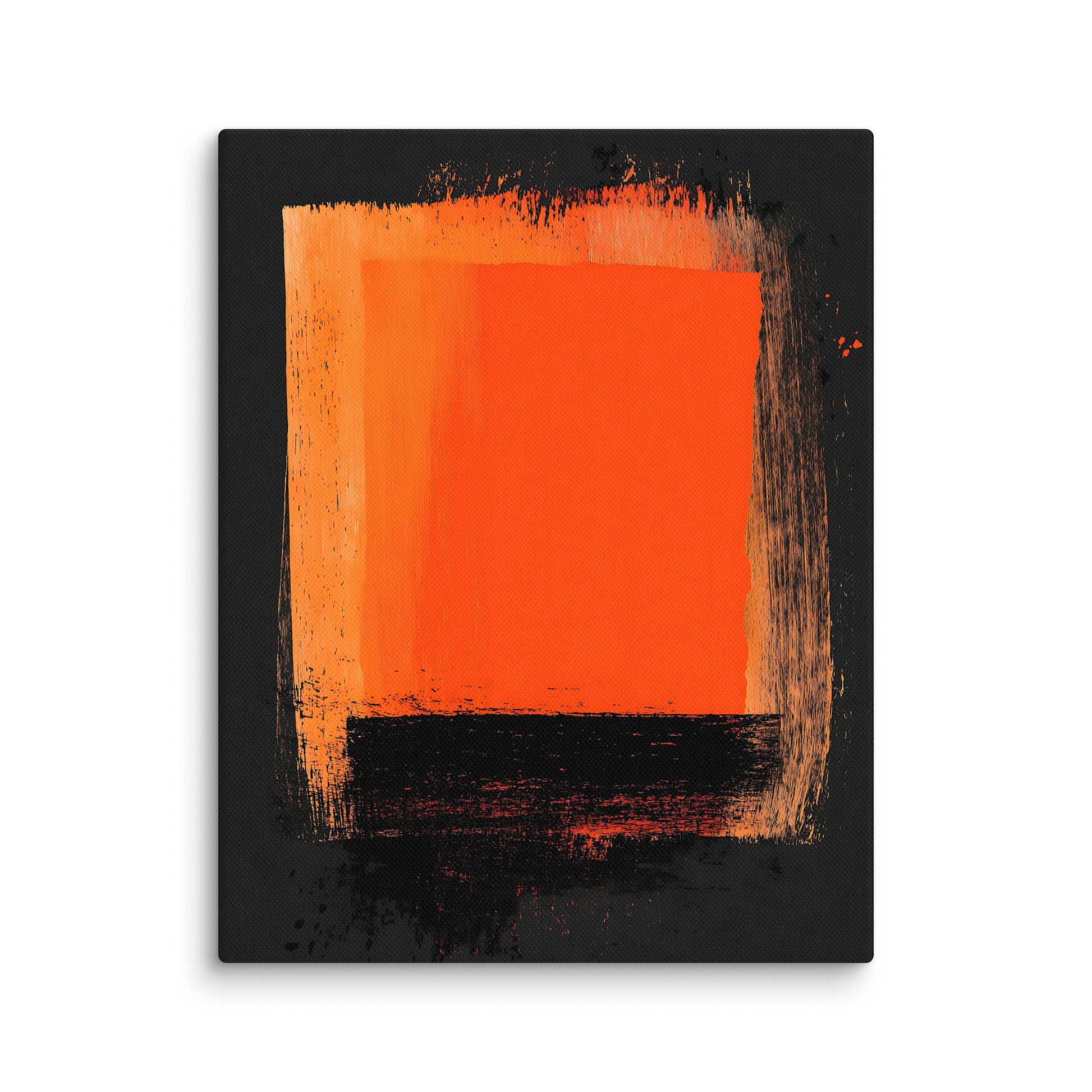 Orange and Black Canvas