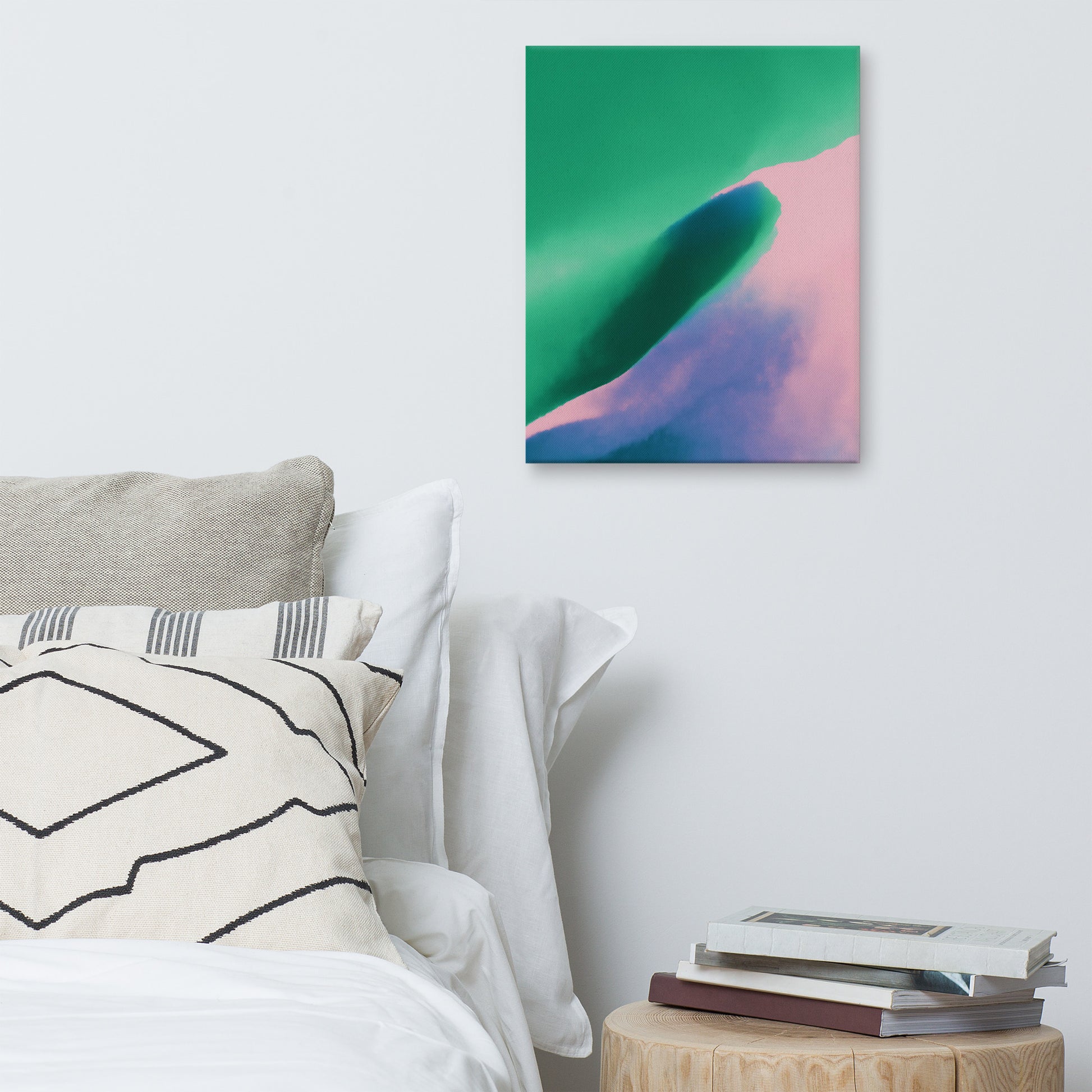 Calming hues canvas