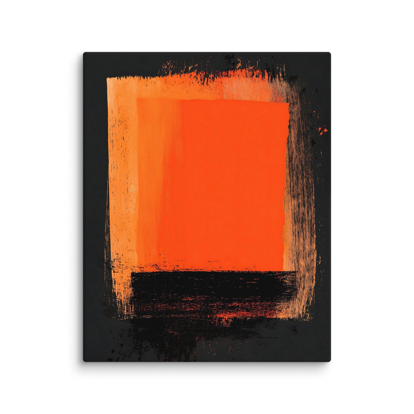 Orange and Black Canvas