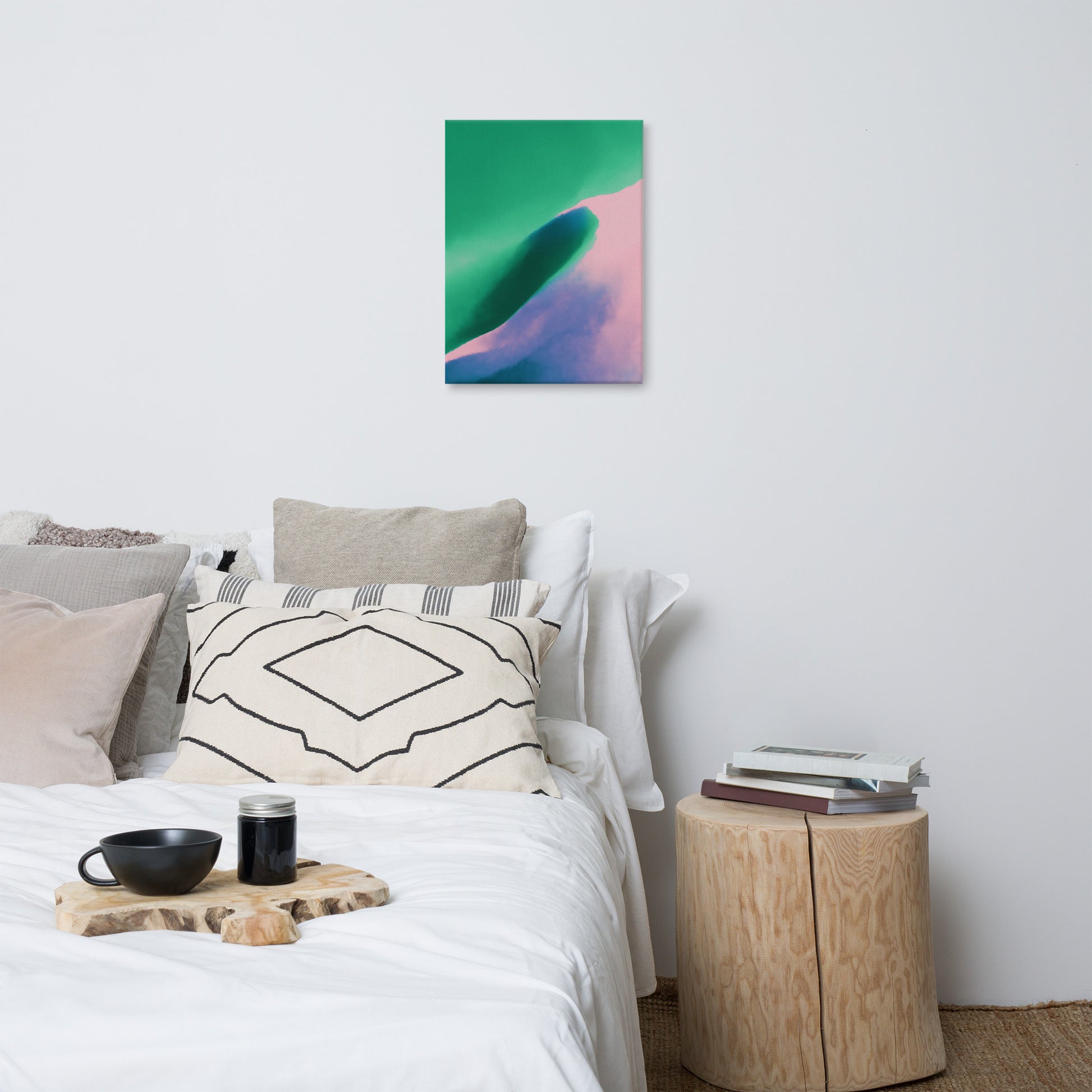 Calming hues canvas