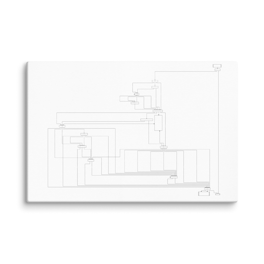 User flow abstract canvas