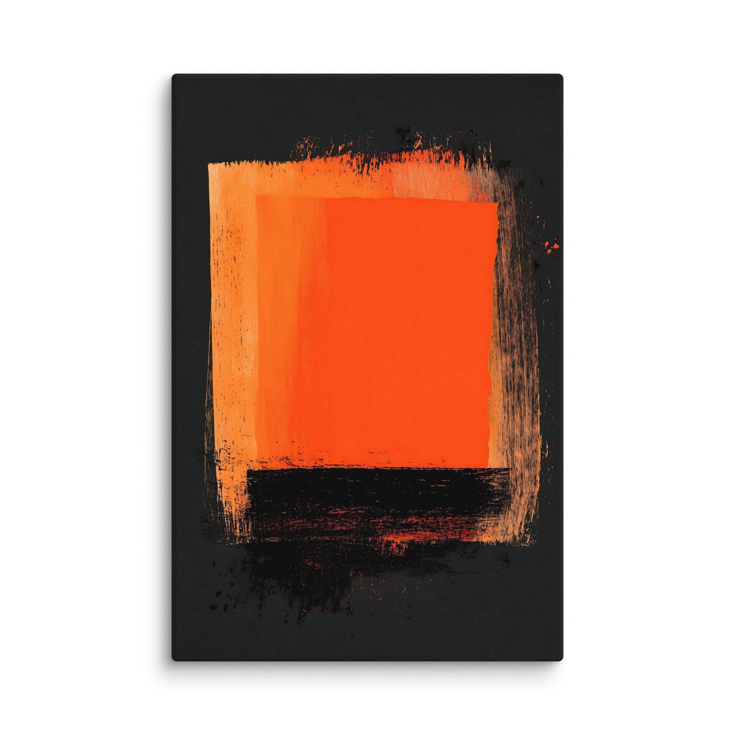 Orange and Black Canvas