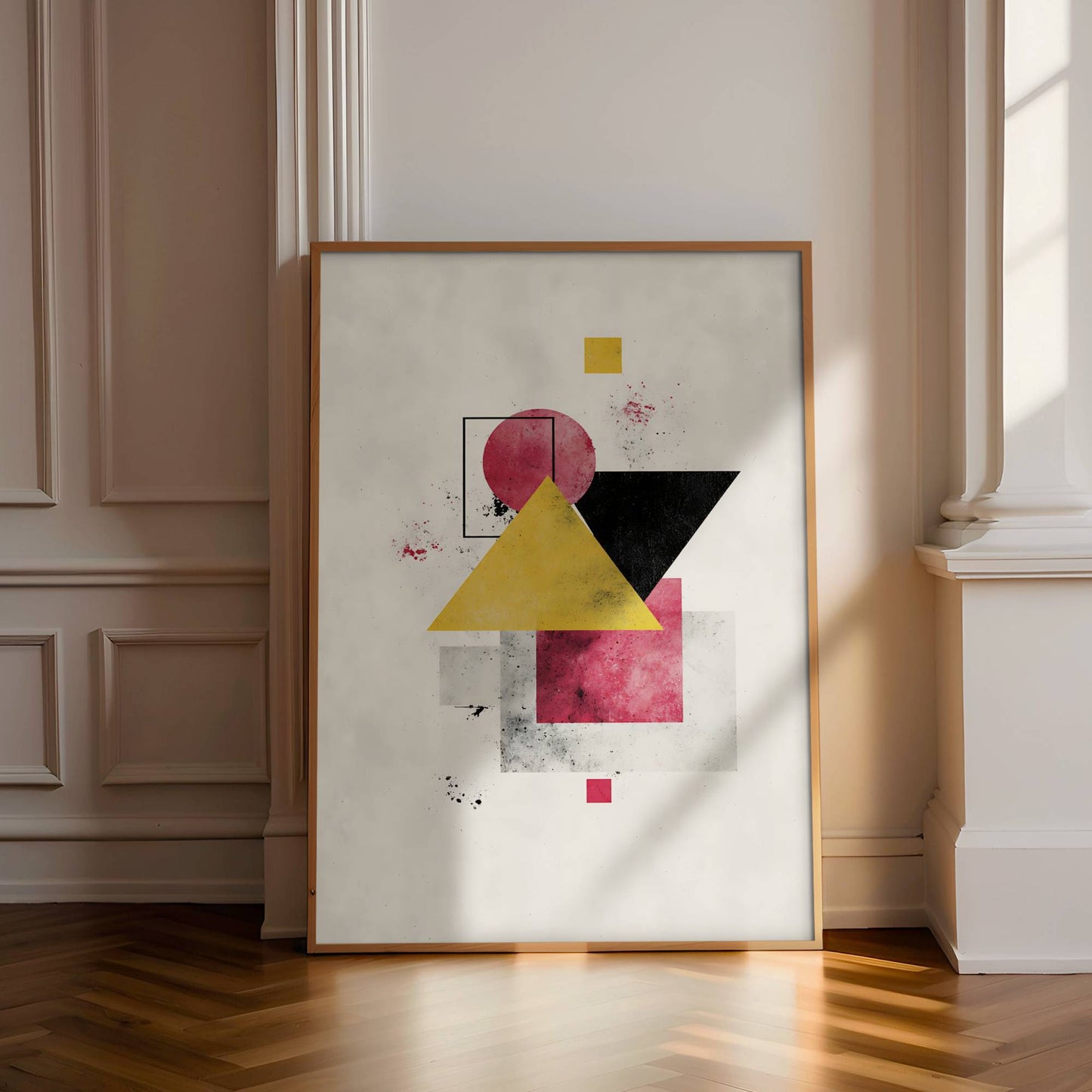 Colourful abstract canvas