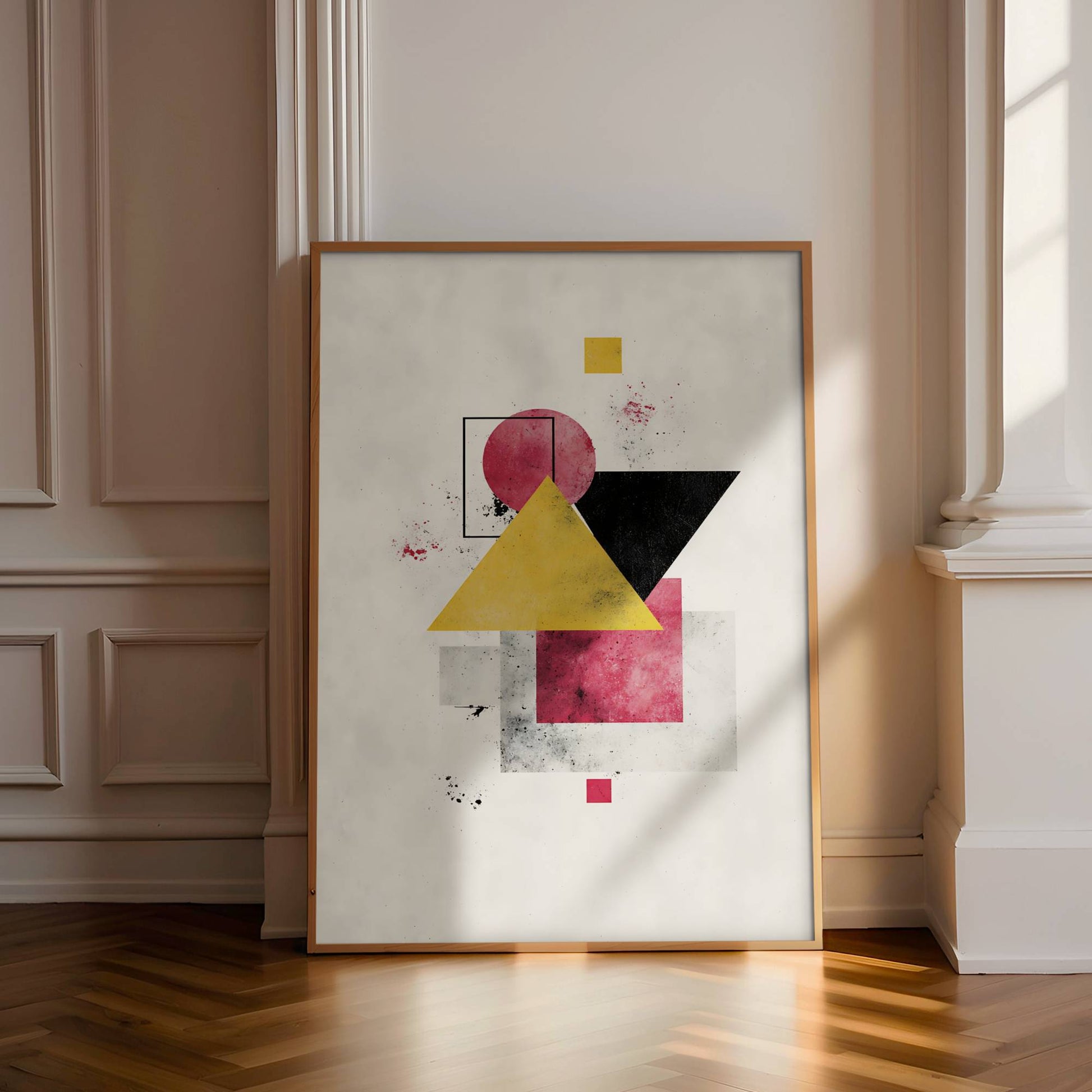 Colourful abstract canvas