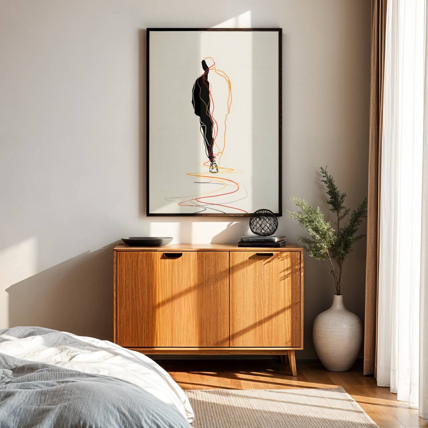 Colour Walk Canvas Wall Art