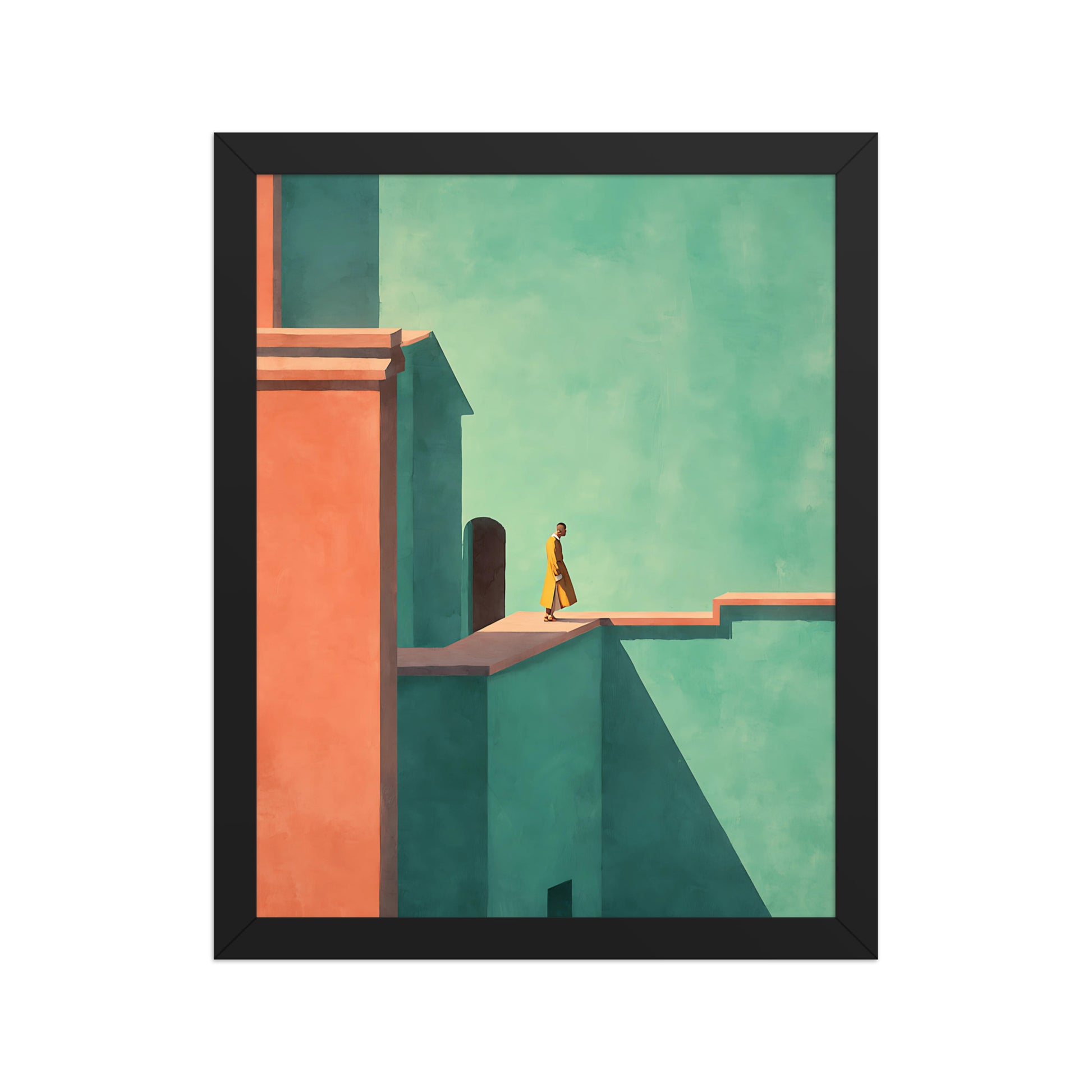 Abstract architecture canvas
