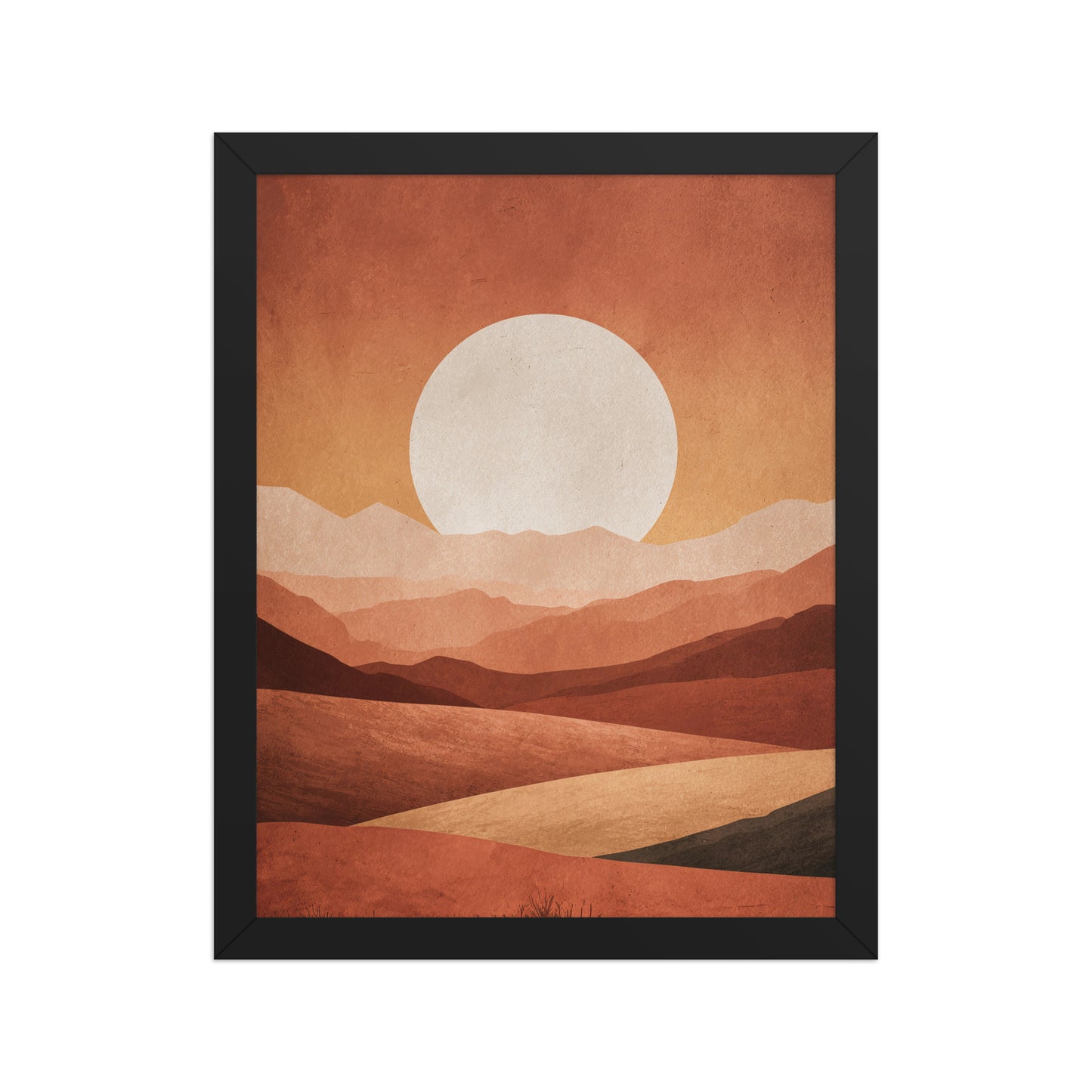 Minimal landscape canvas