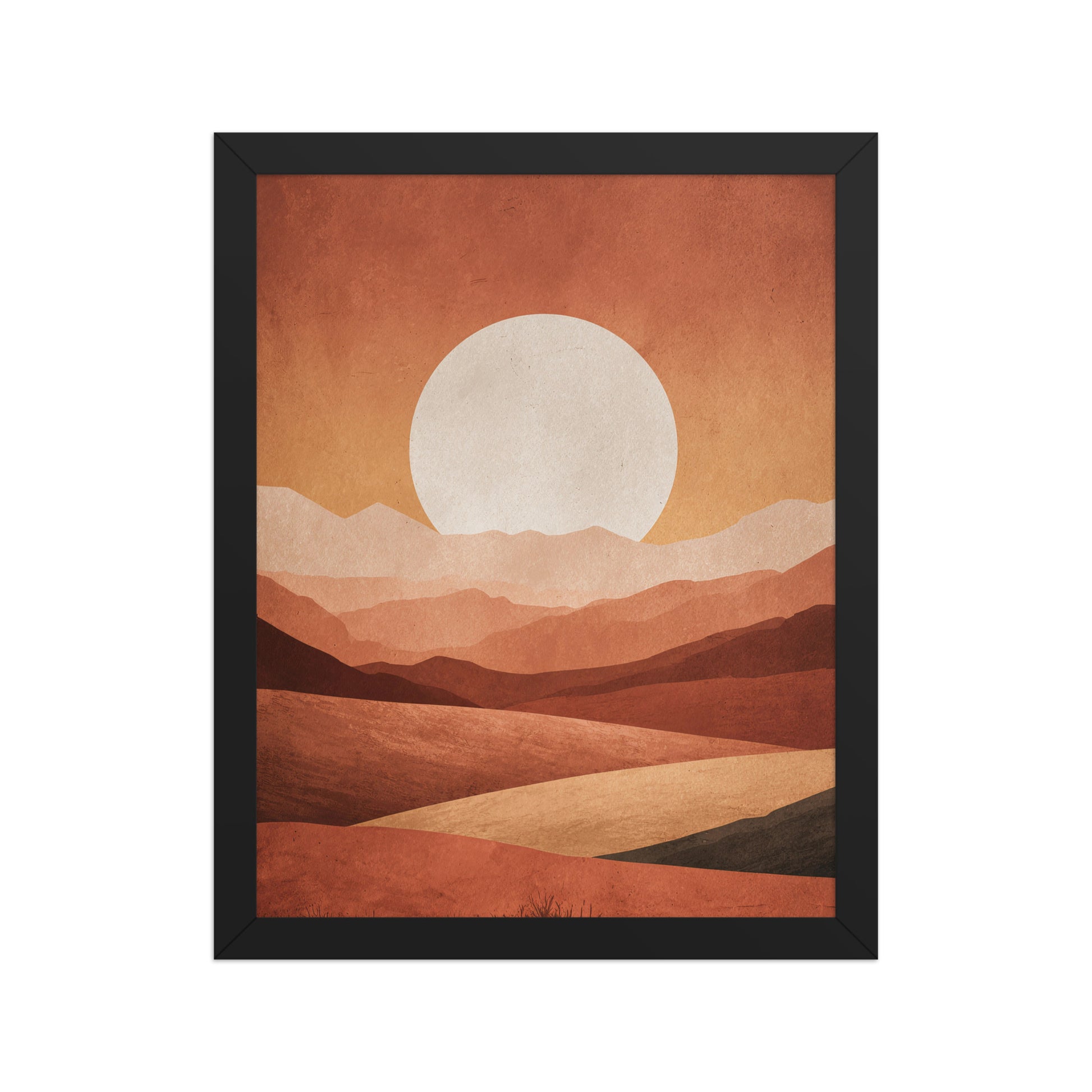 Minimal landscape canvas