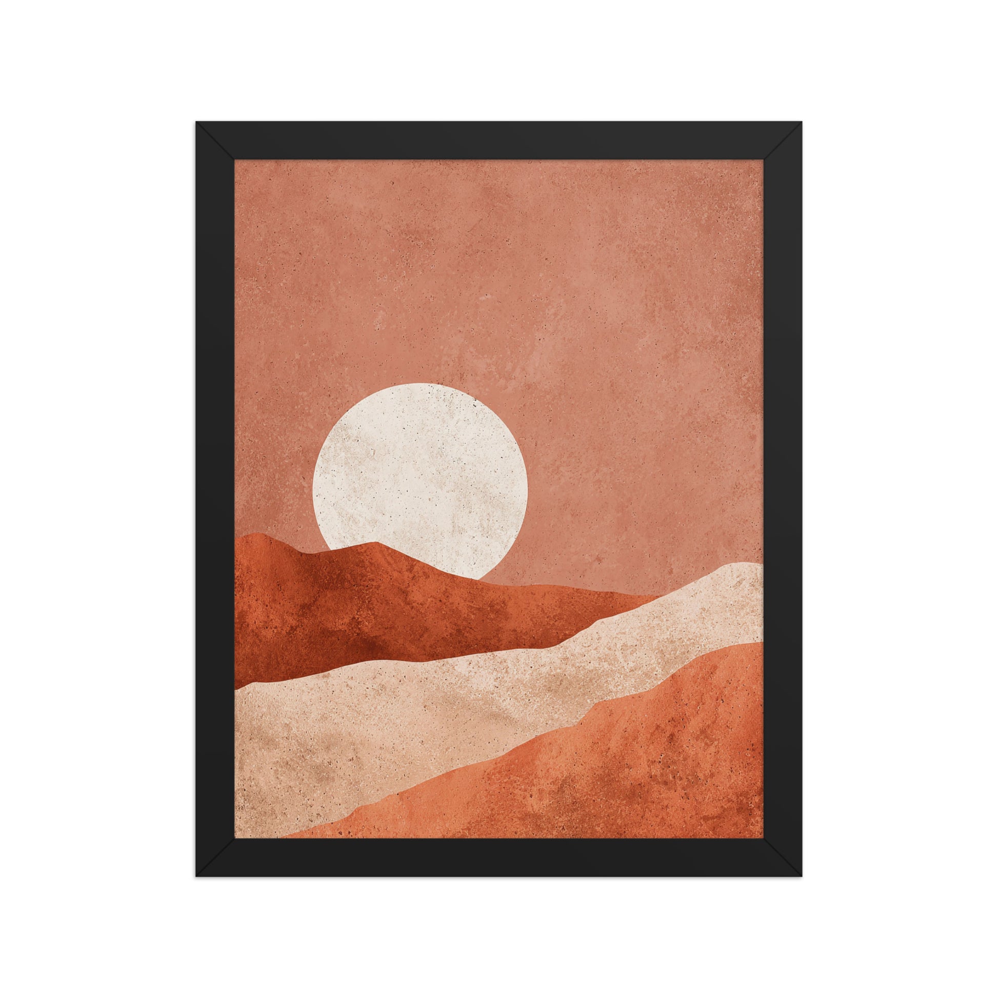 Minimal sun canvas