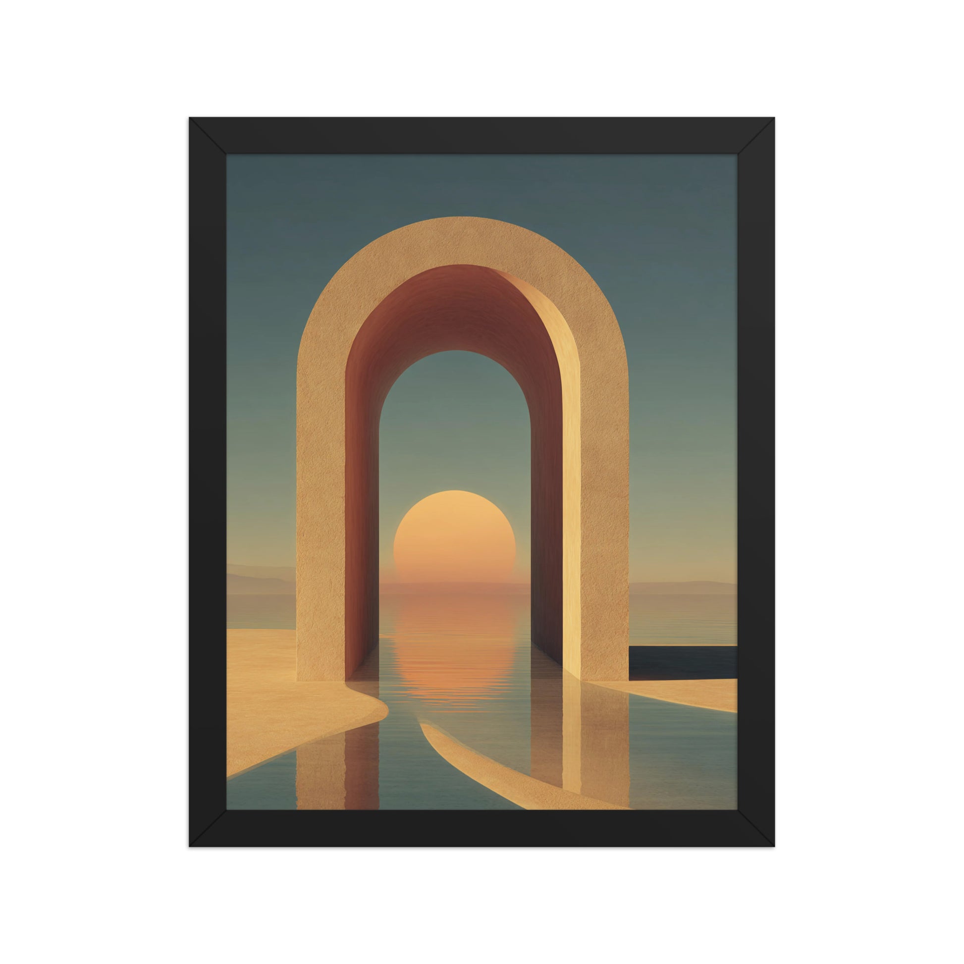 Abstract Sunset Arch