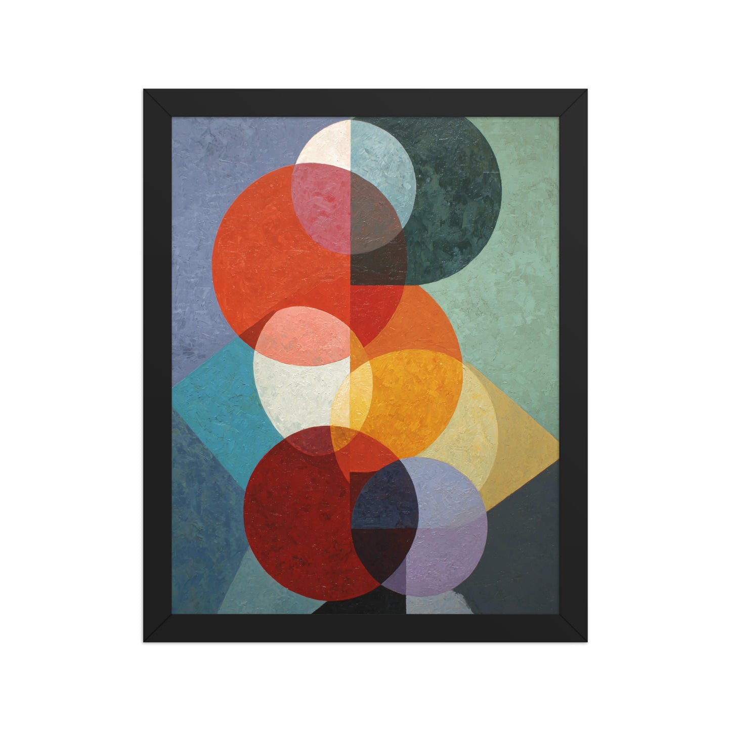 Abstract shapes canvas