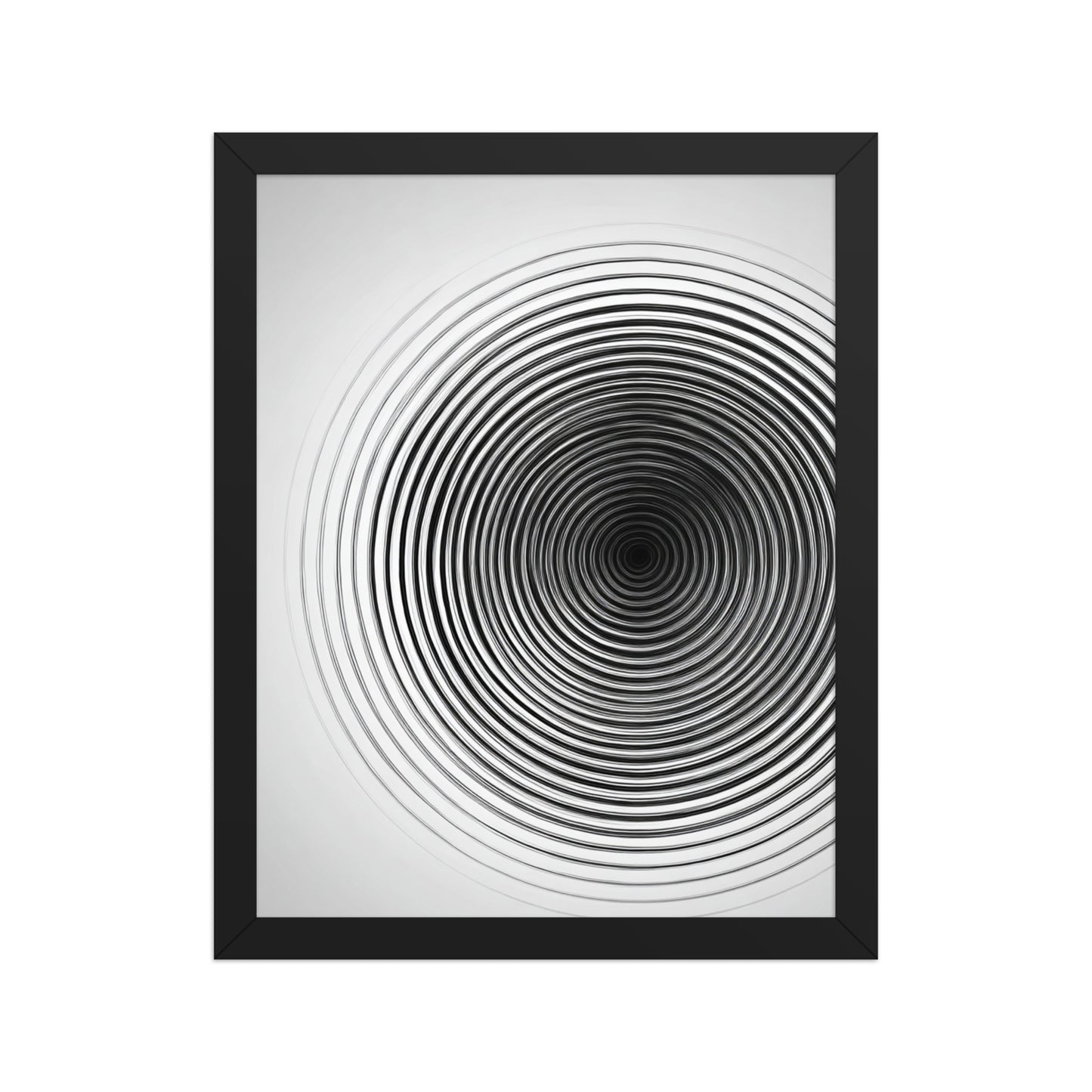 Product mockup Concentric zen canvas