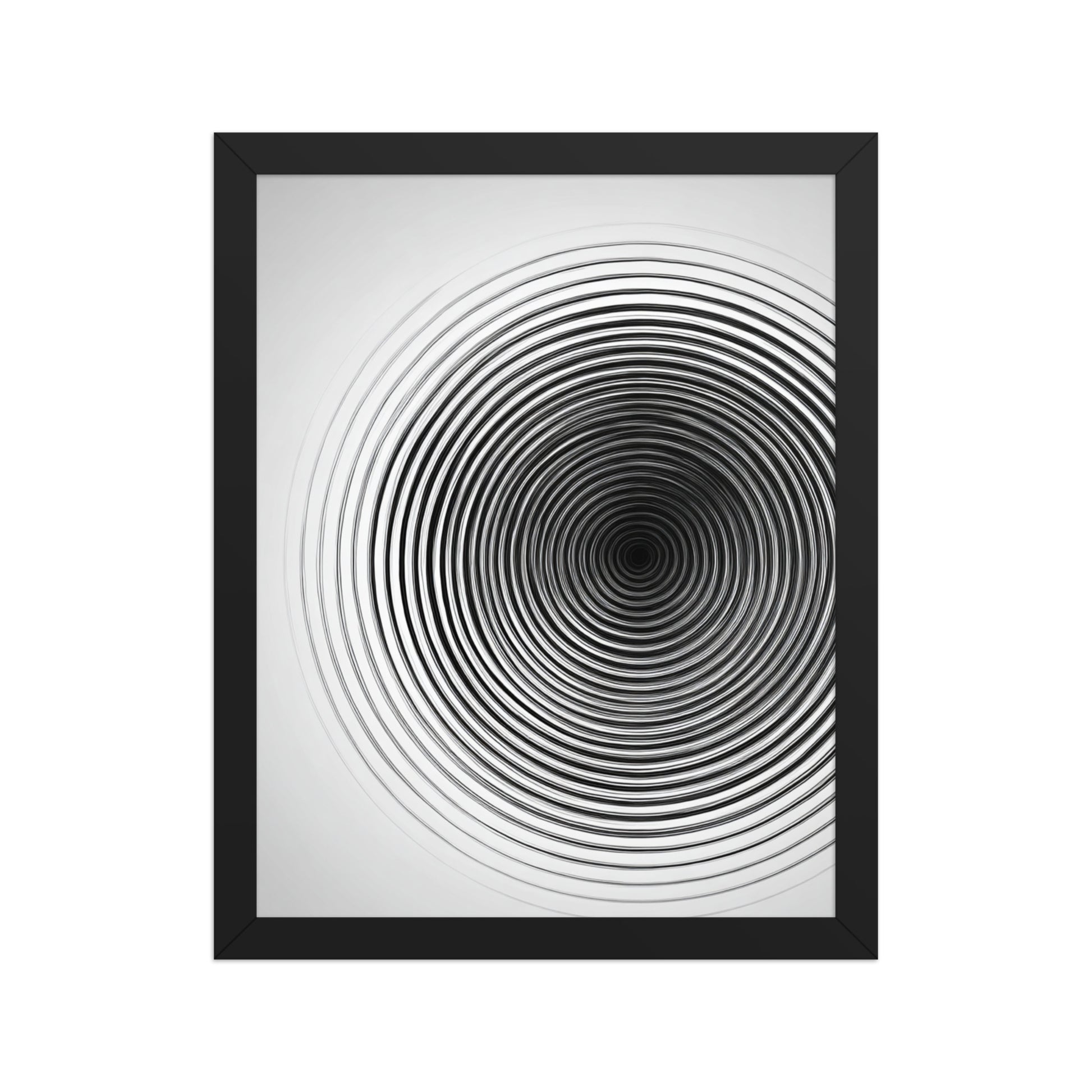 Product mockup Concentric zen canvas