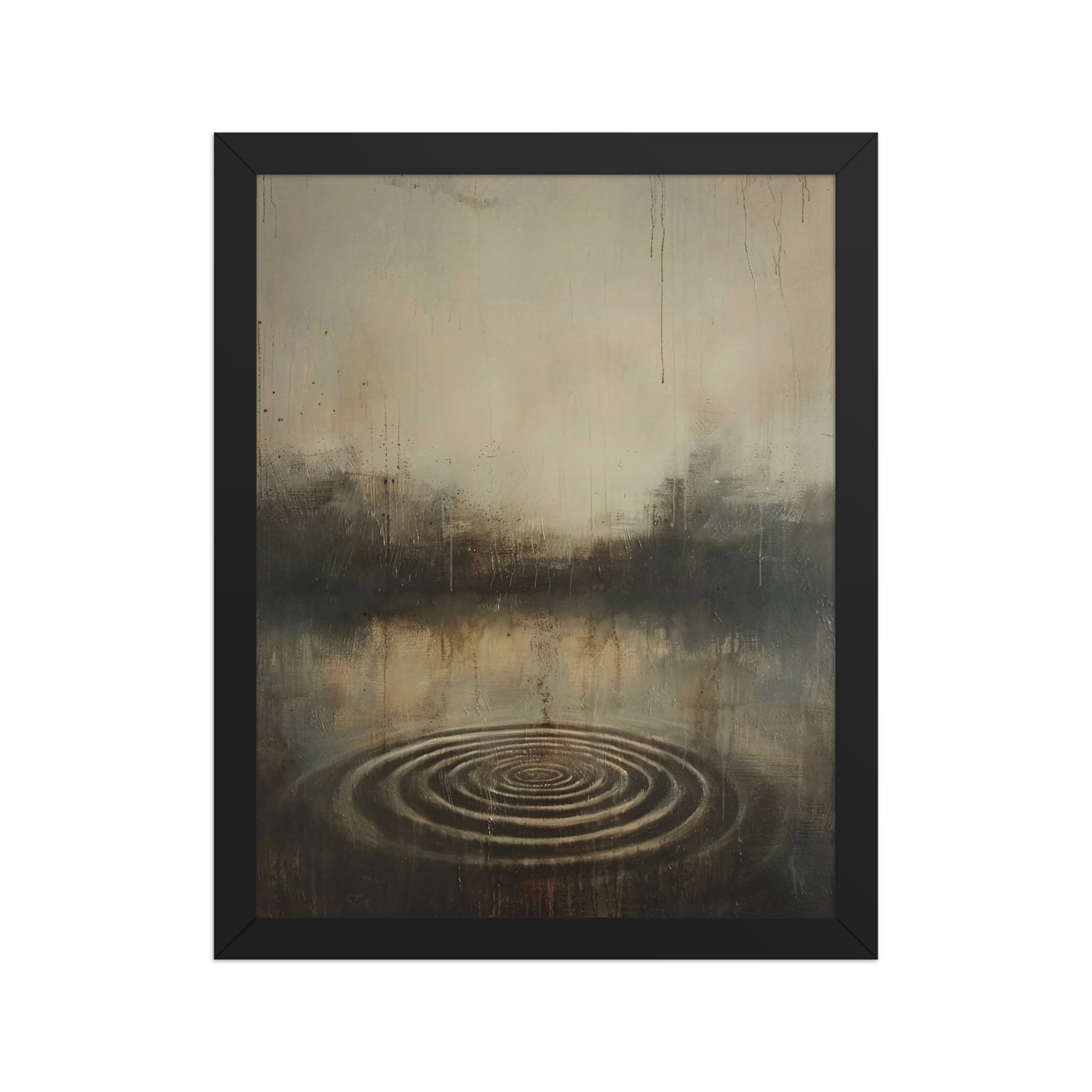 Japandi ripples canvas