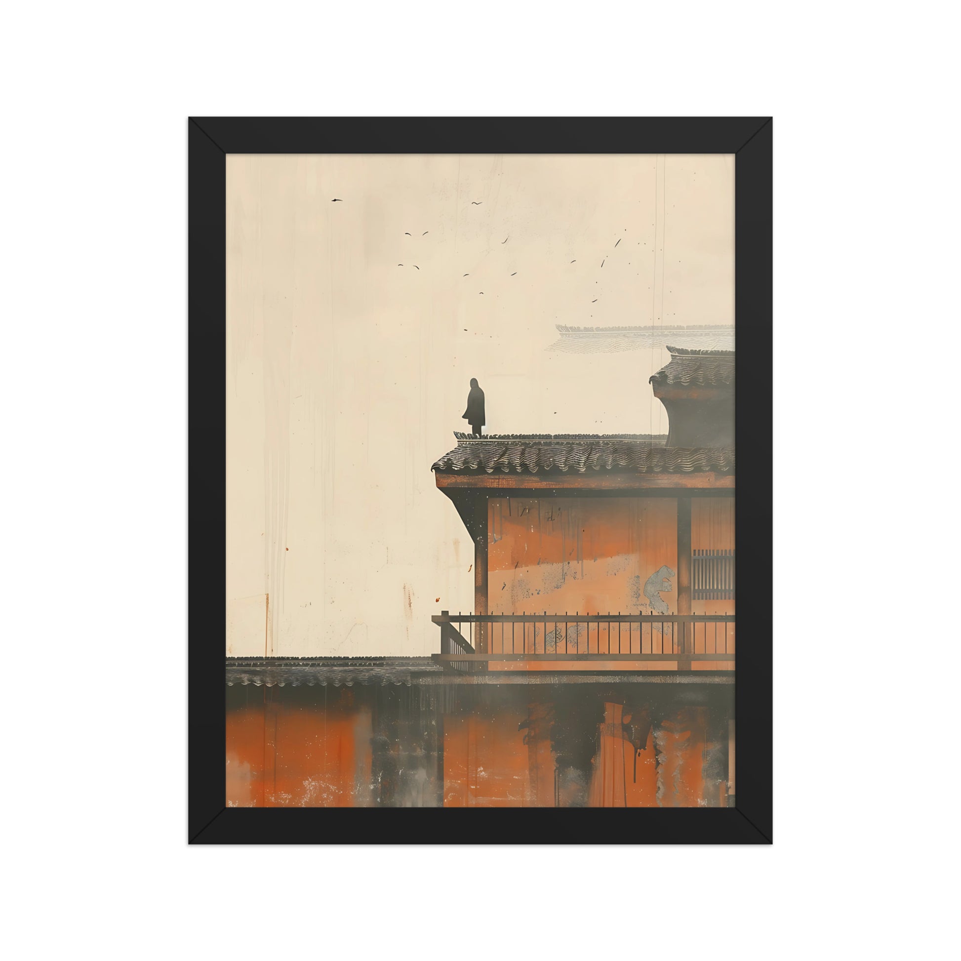Orange walls canvas