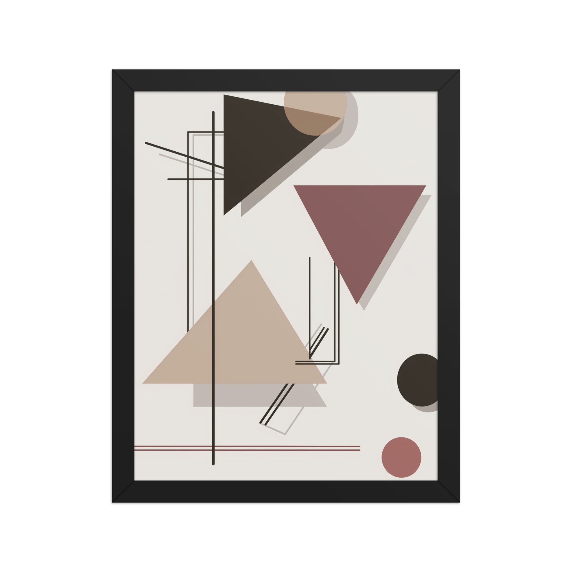 Shape and shadow canvas