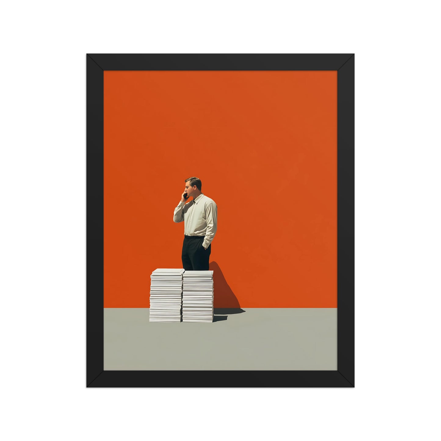 Orange Background Canvas
