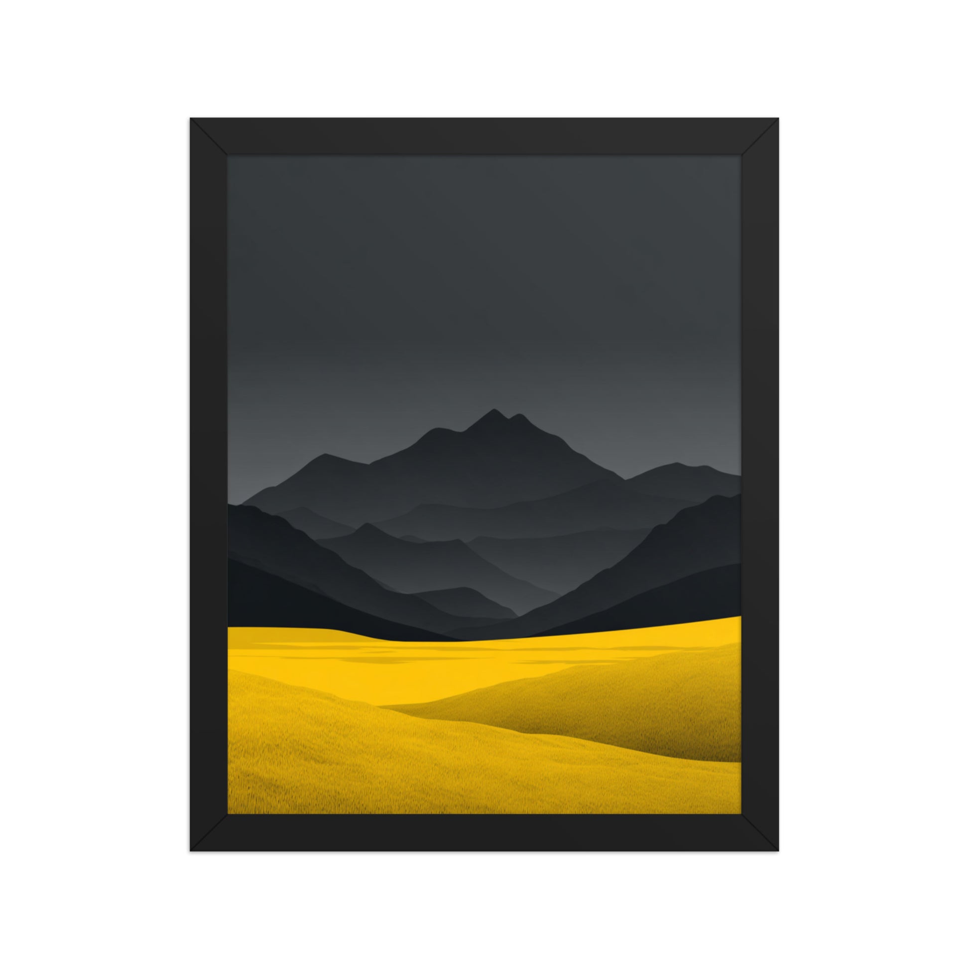 Yellow Fields Canvas Wall Art