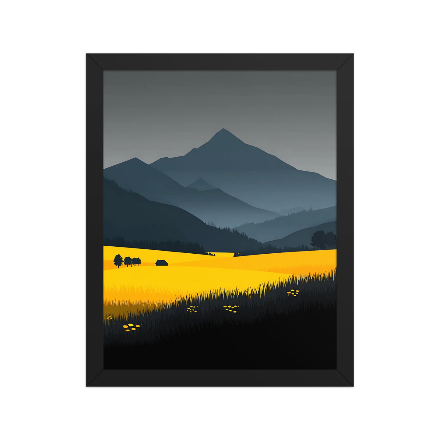 Yellow Pop Canvas Wall Art