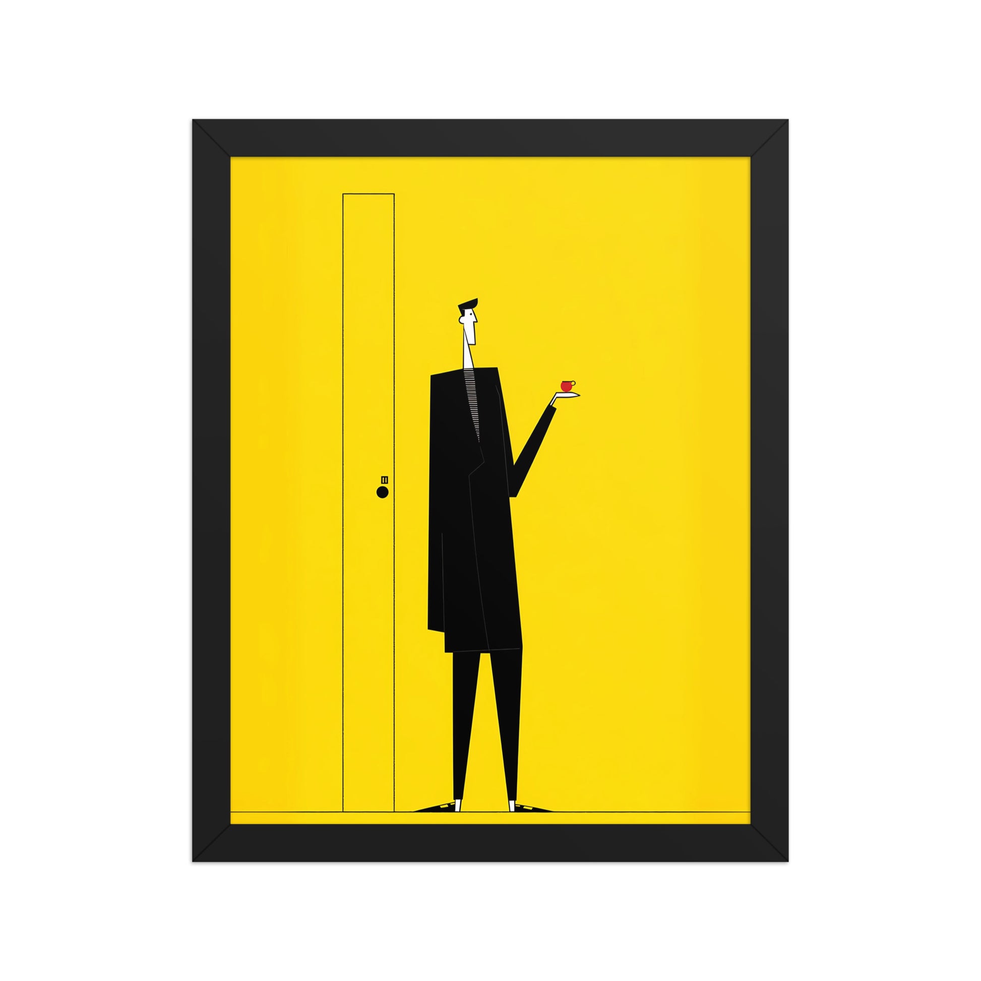 Yellow Door Canvas Wall Art