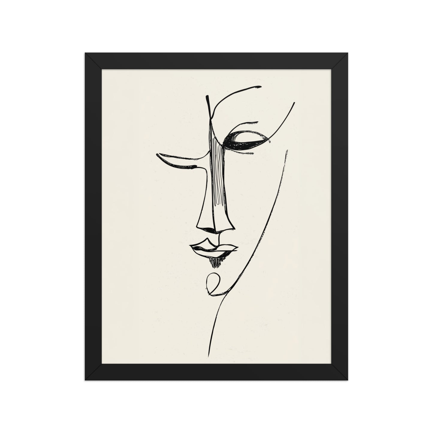 Abstract Face Canvas Wall Art