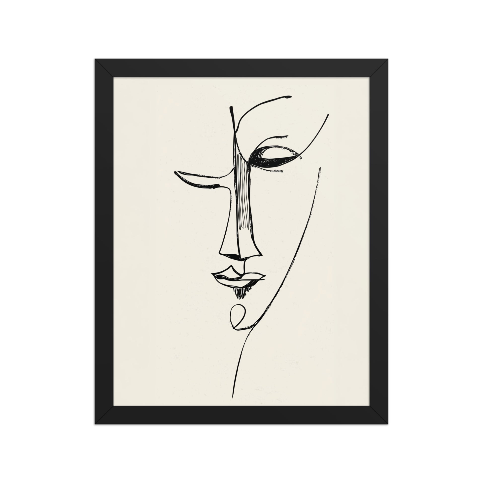 Abstract Face Canvas Wall Art