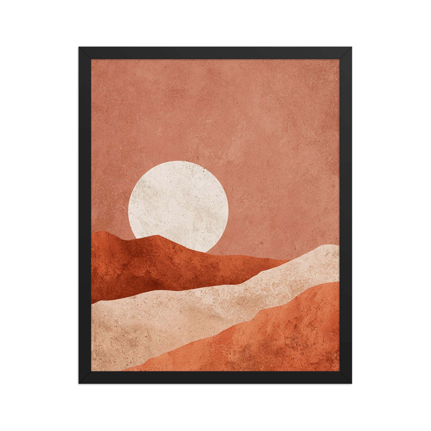 Minimal sun canvas