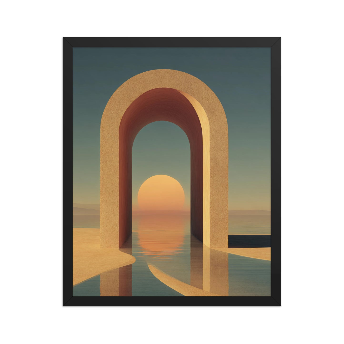 Abstract Sunset Arch