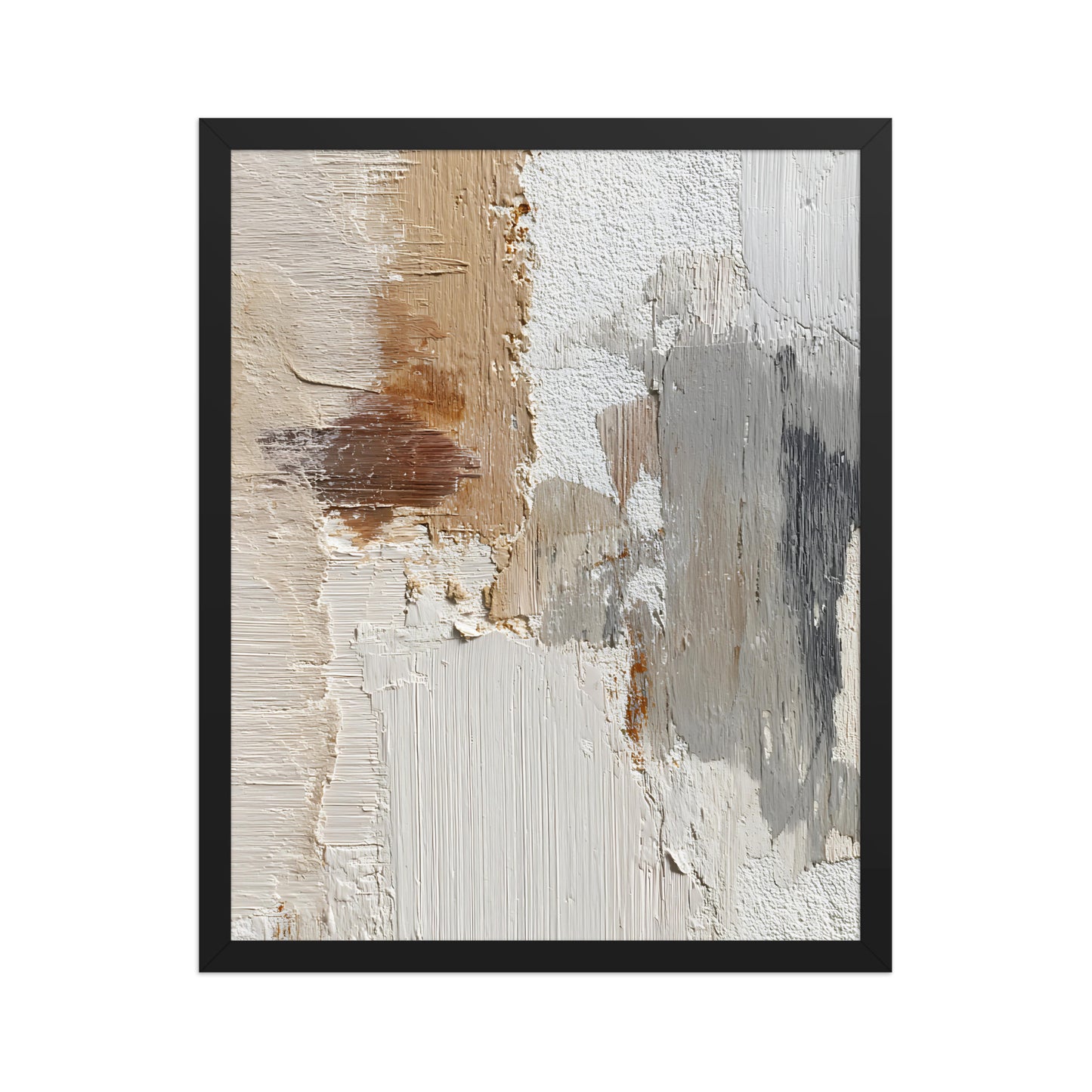 Textured abstract canvas