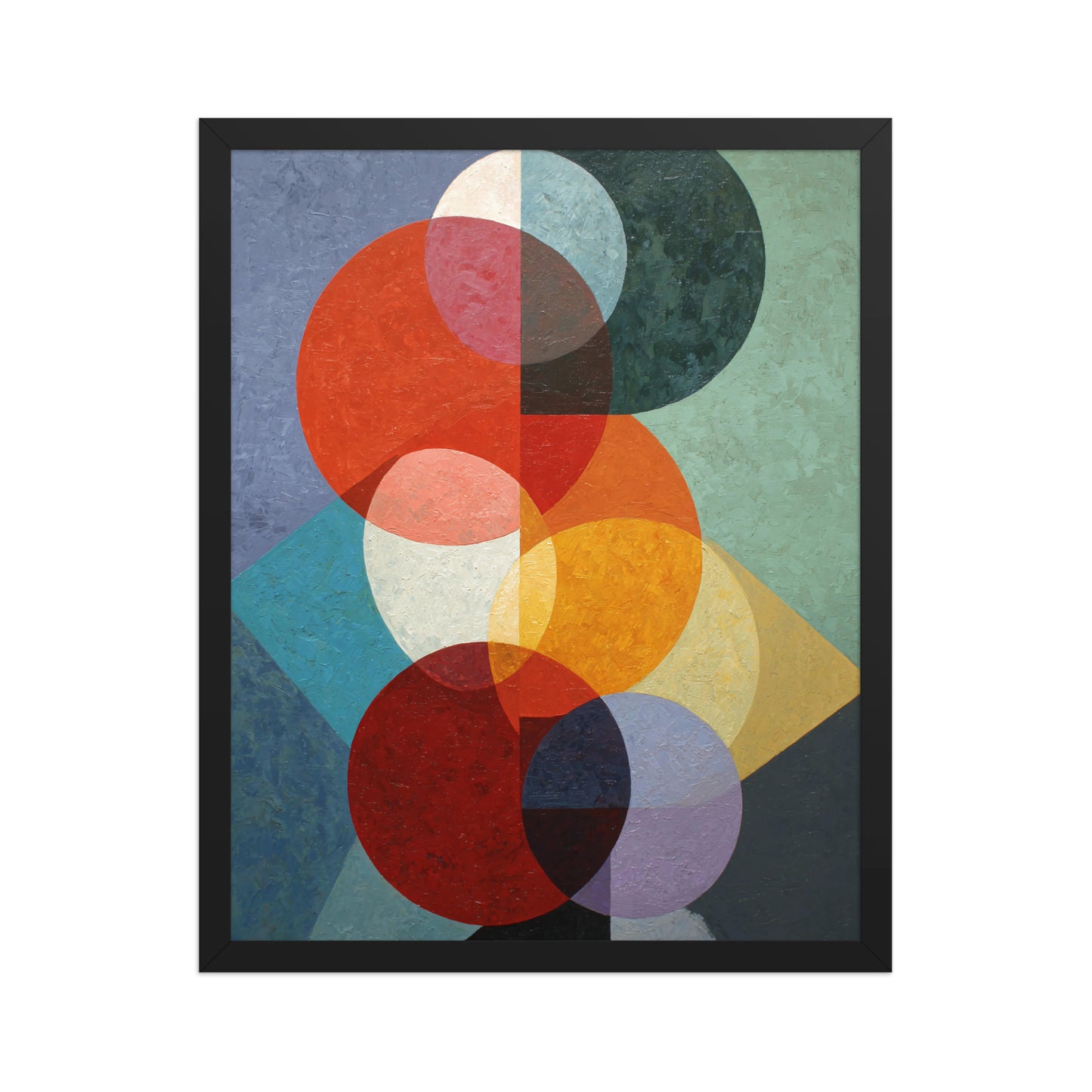 Abstract shapes canvas