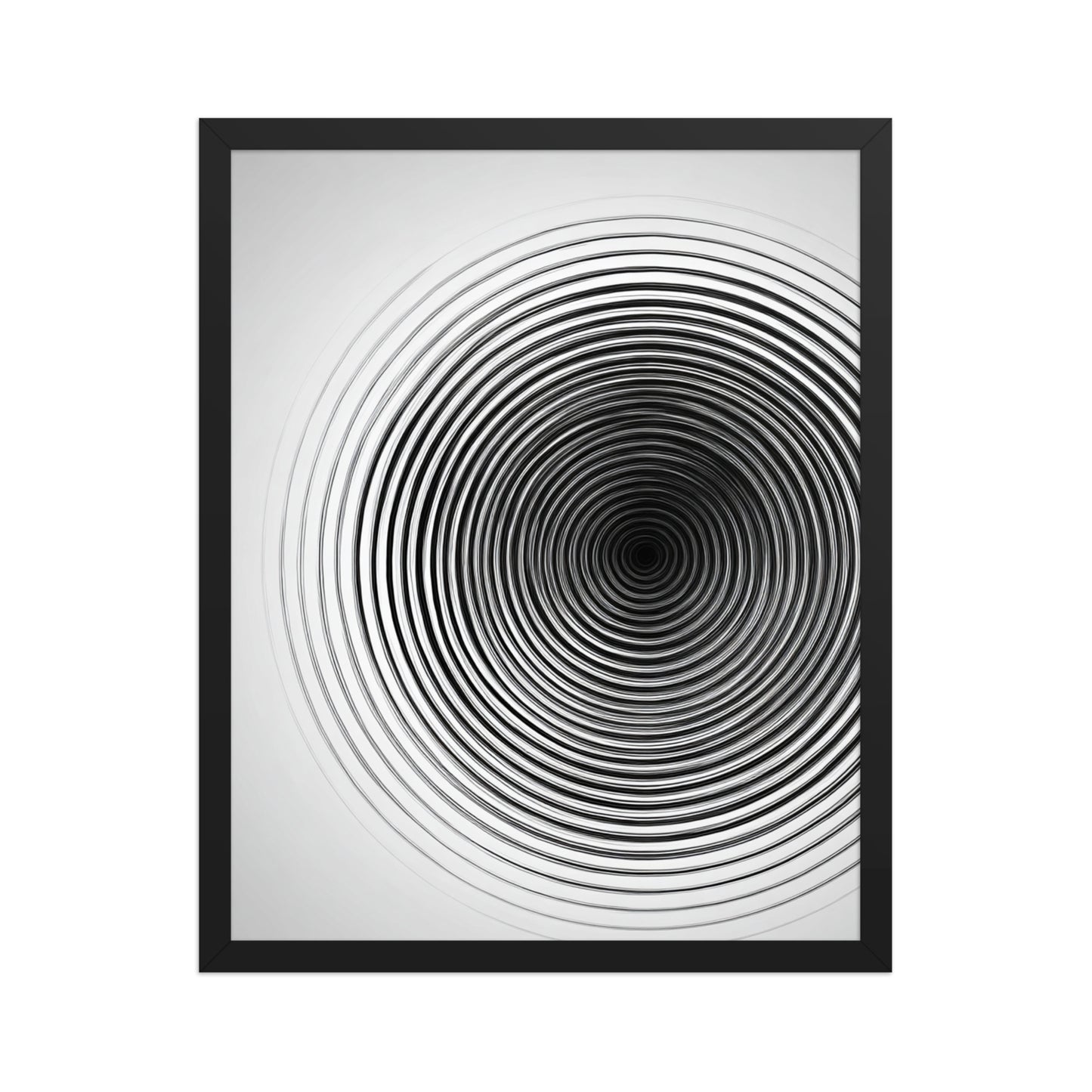 Product mockup Concentric zen canvas