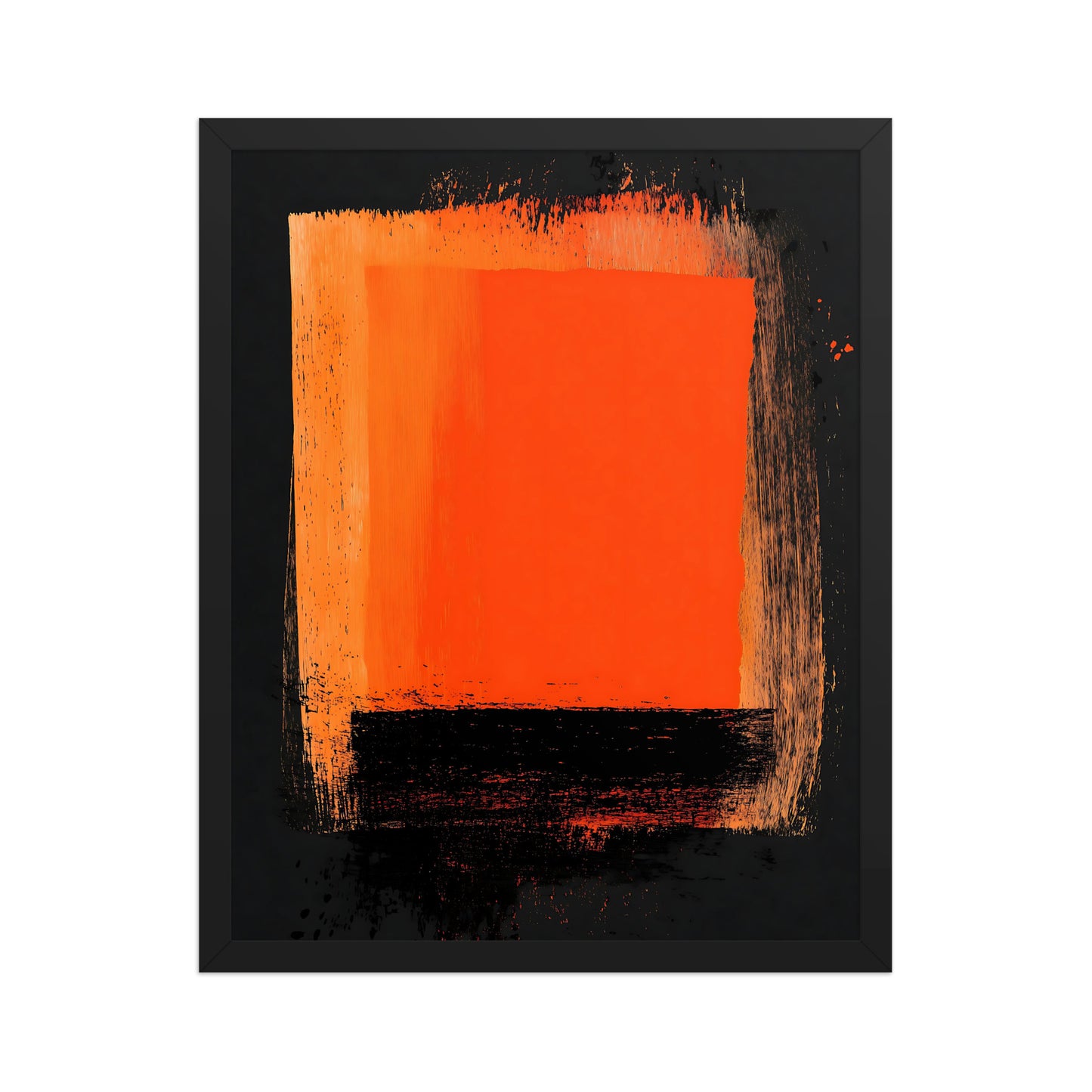 Product mockupOrange and black canvasOrange and black canvas