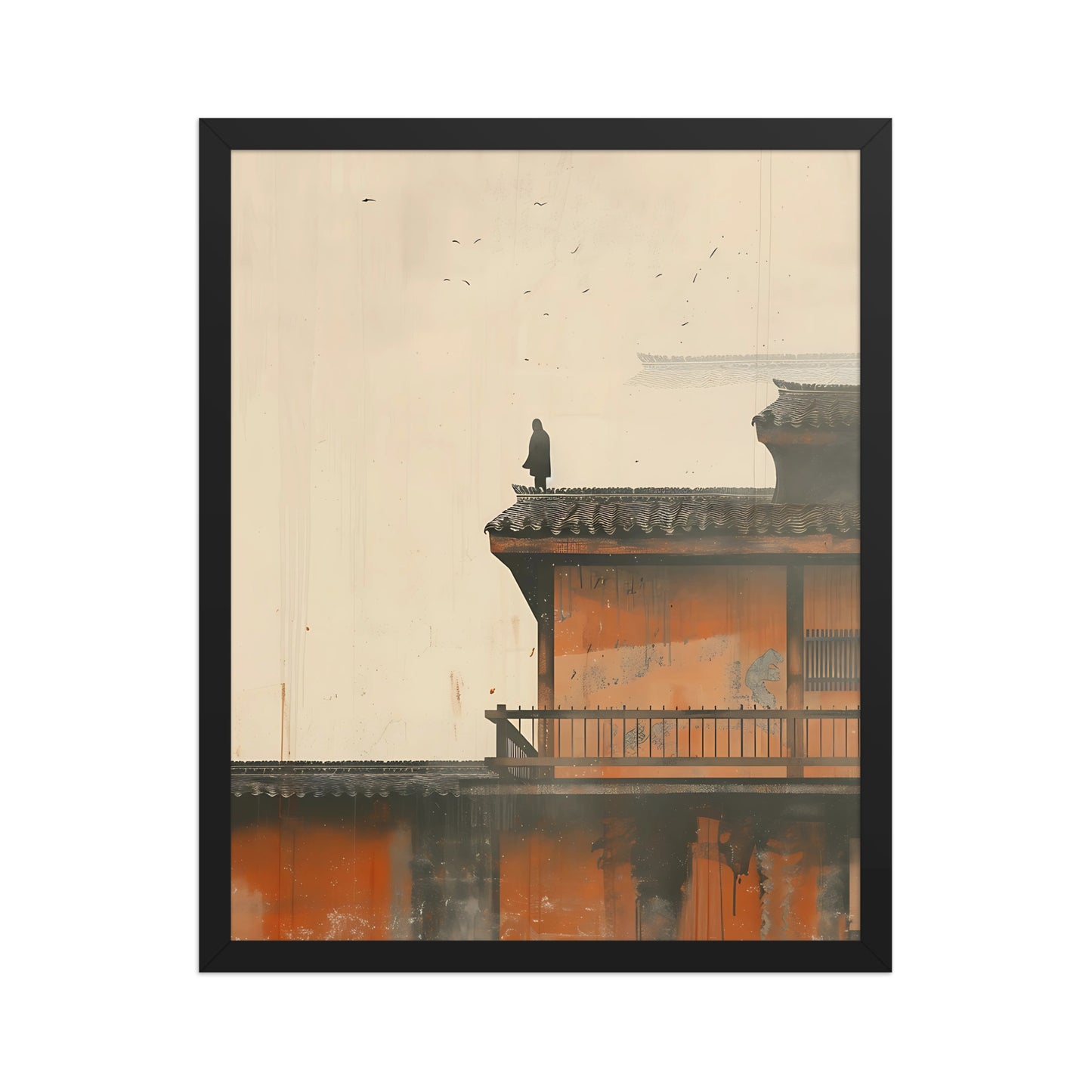 Orange walls canvas