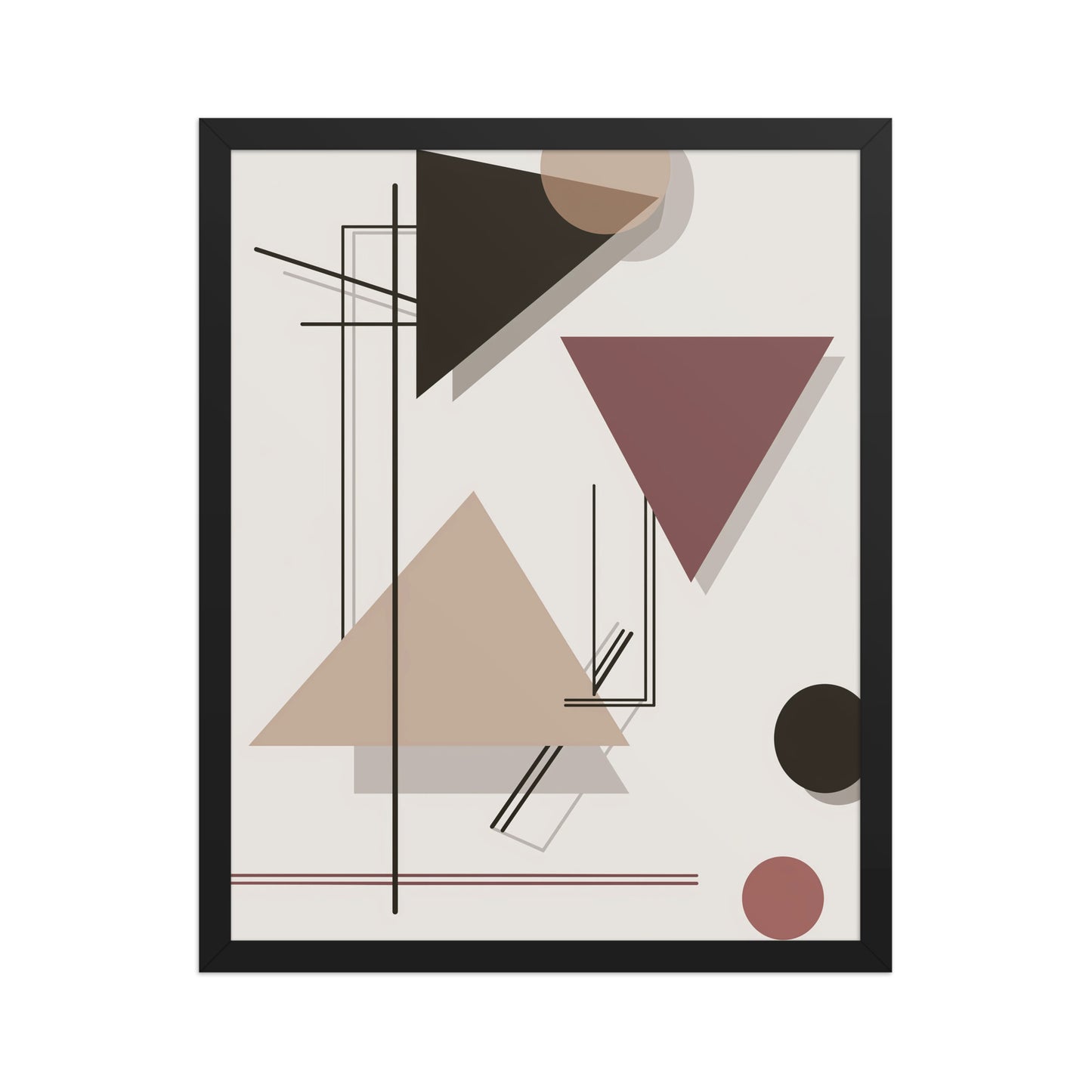 Shape and shadow canvas