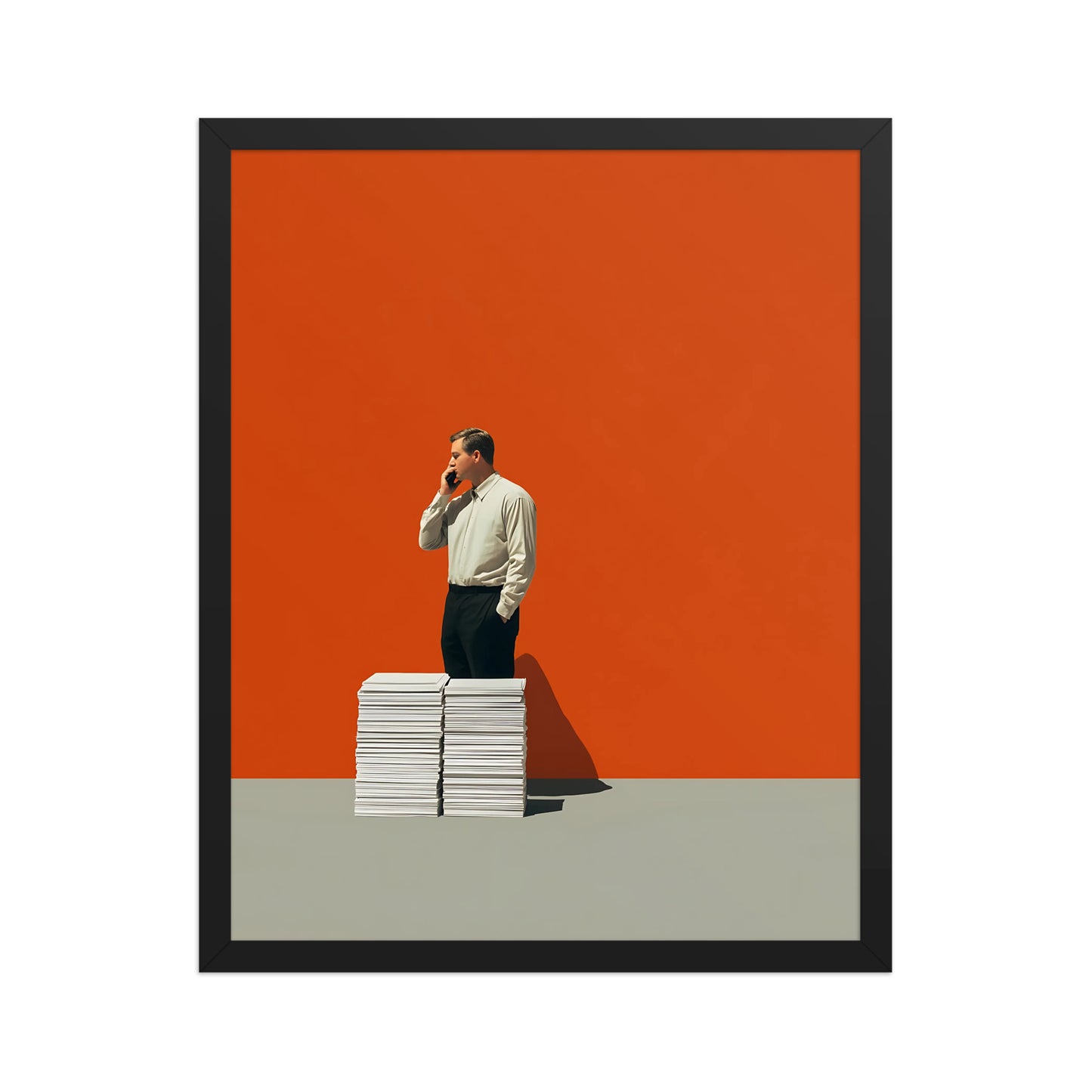 Orange Background Canvas