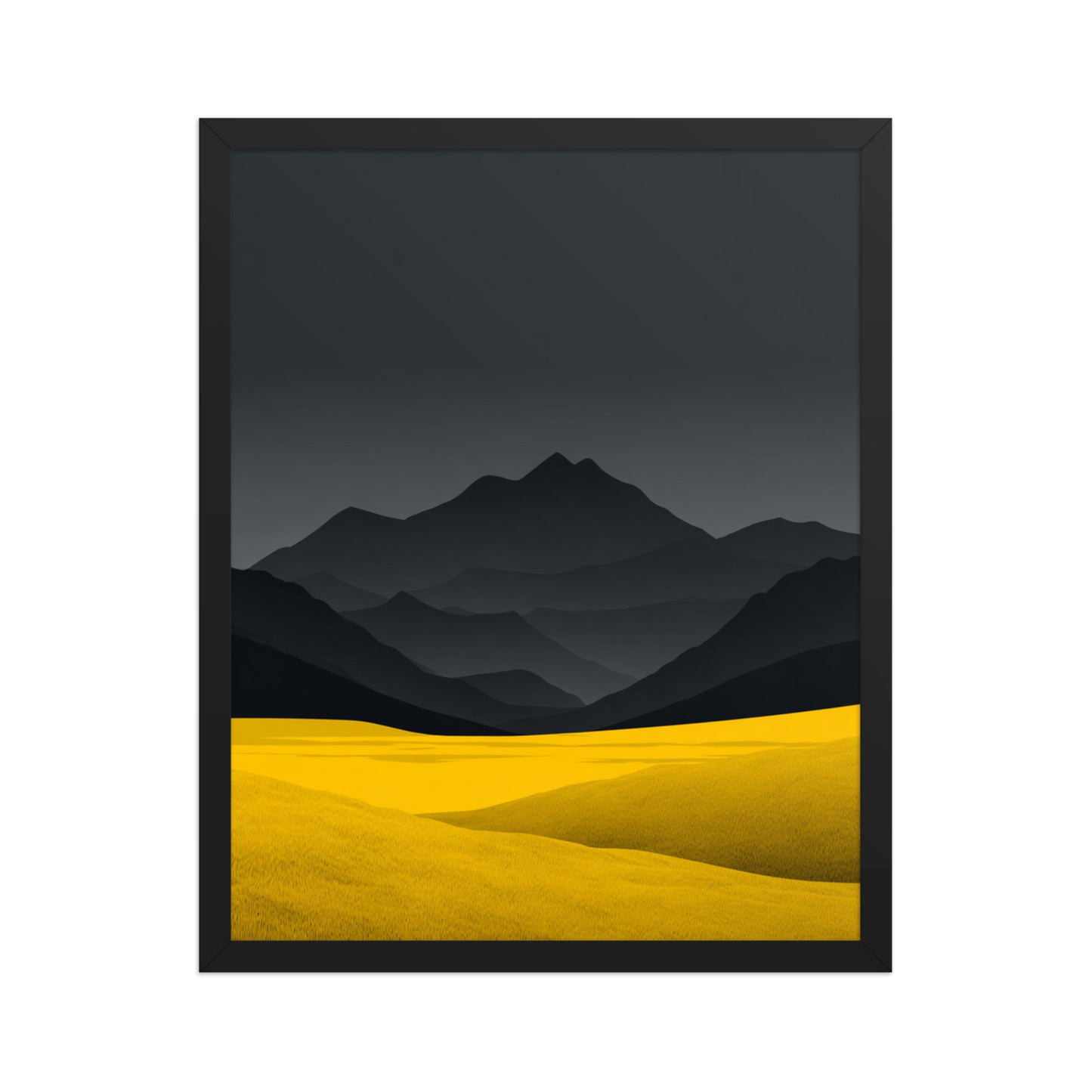Yellow Fields Canvas Wall Art