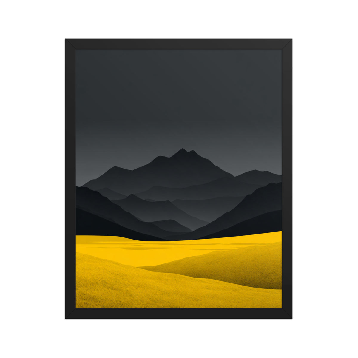 Yellow Fields Canvas Wall Art