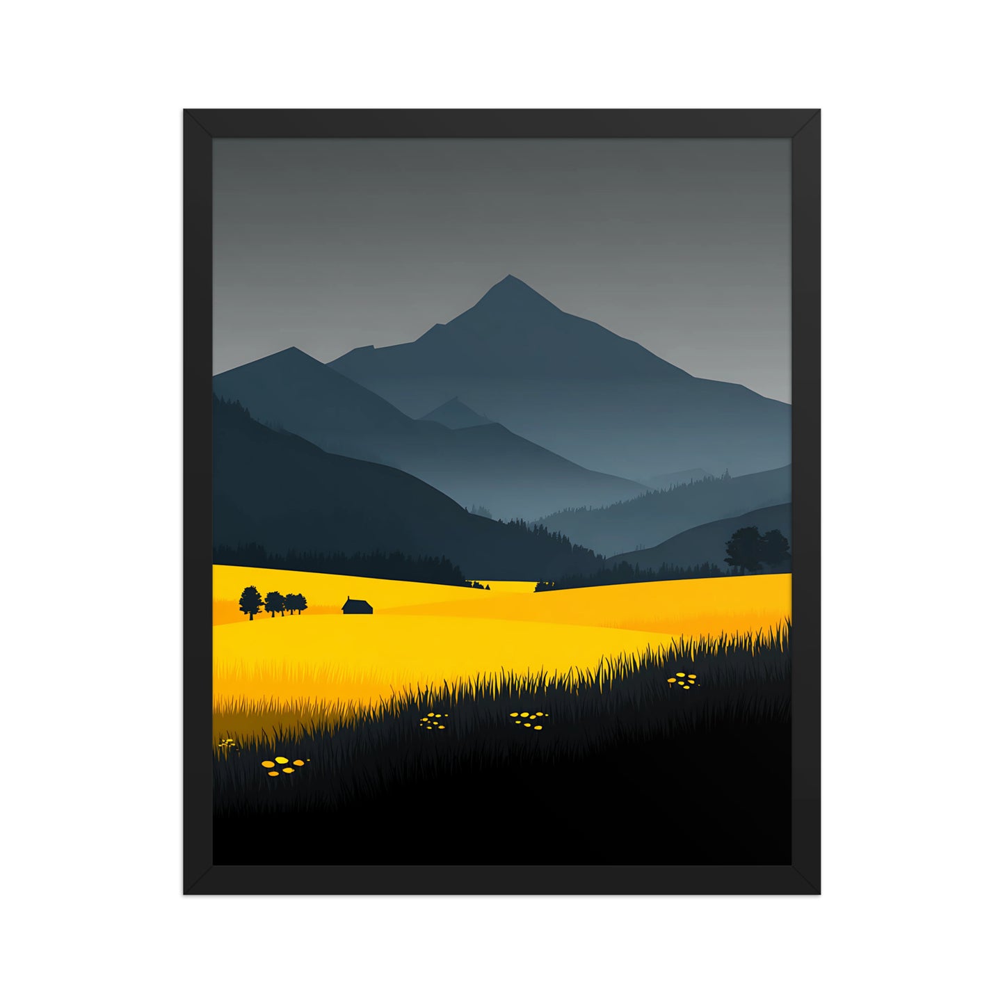 Yellow Pop Canvas Wall Art