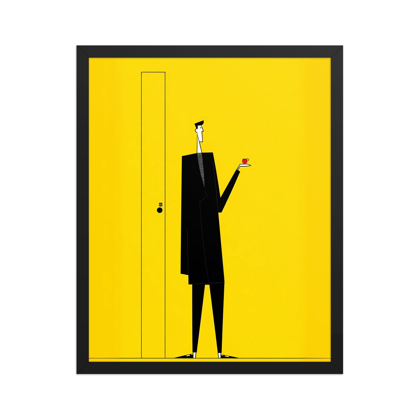 Yellow Door Canvas Wall Art