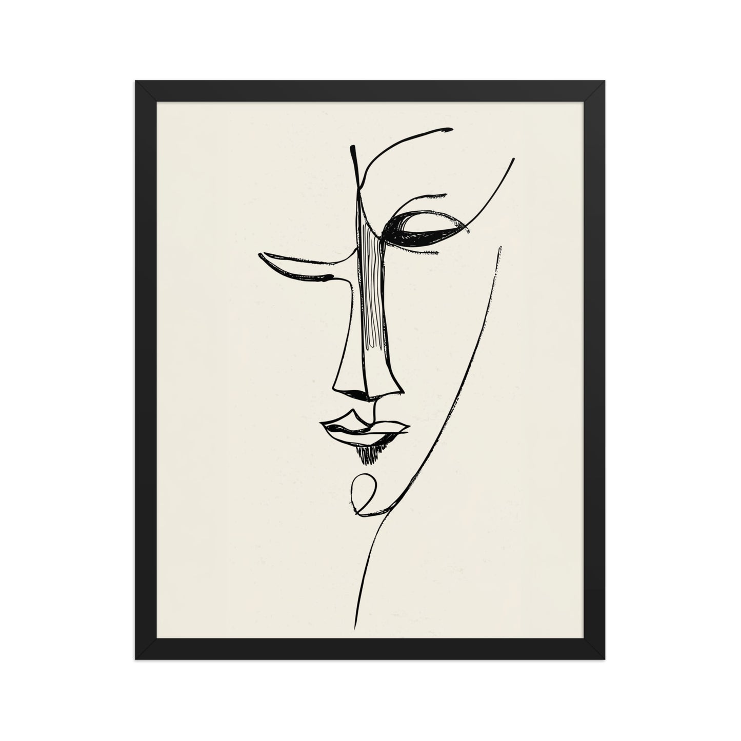Abstract Face Canvas Wall Art