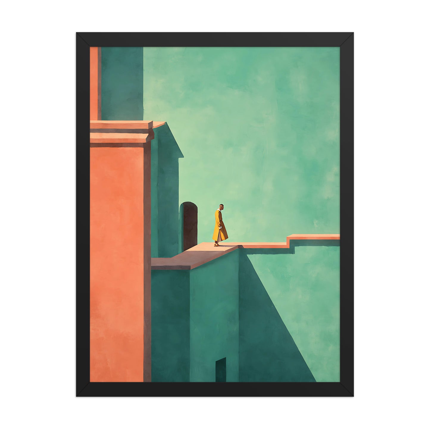 Abstract architecture canvas