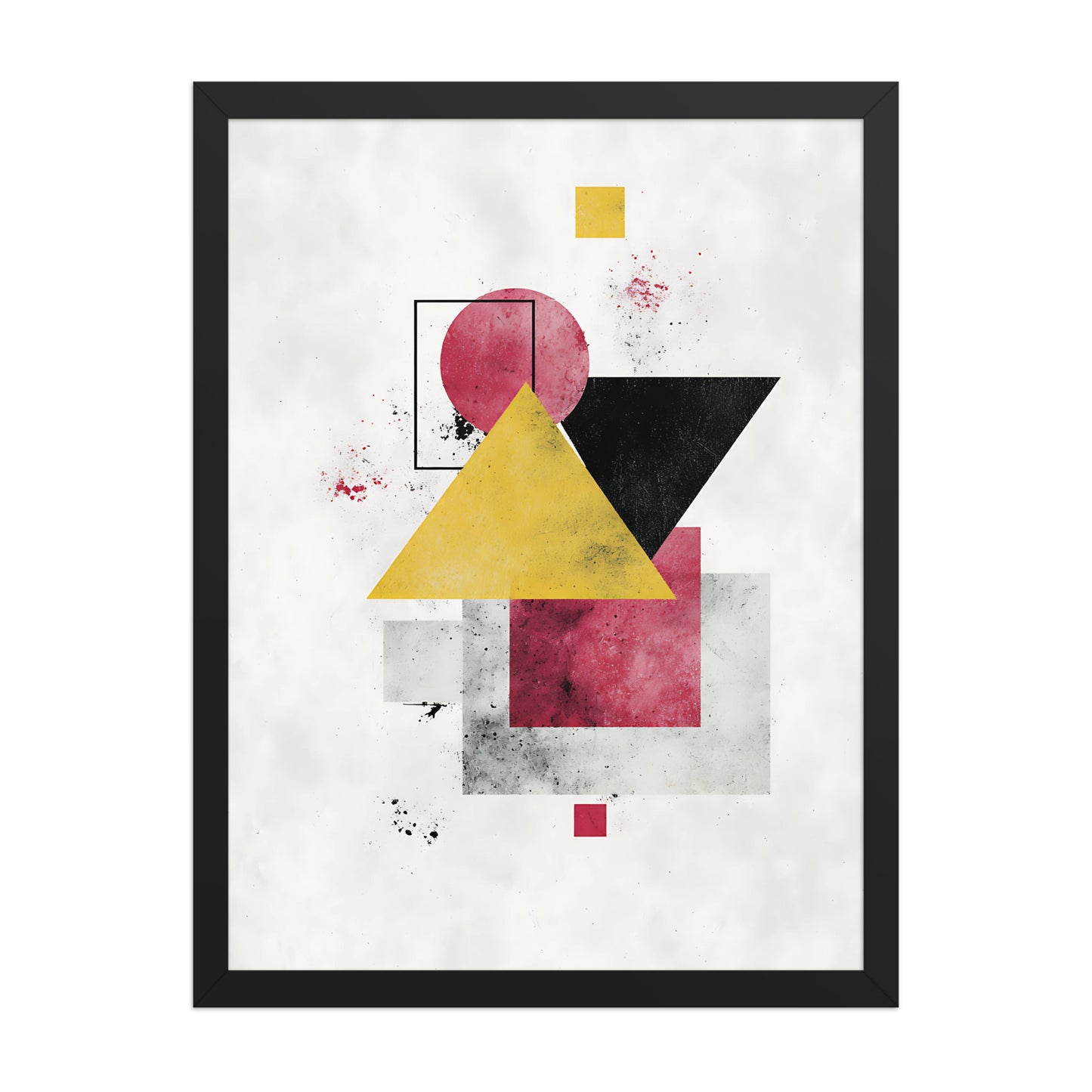 Colourful abstract canvas
