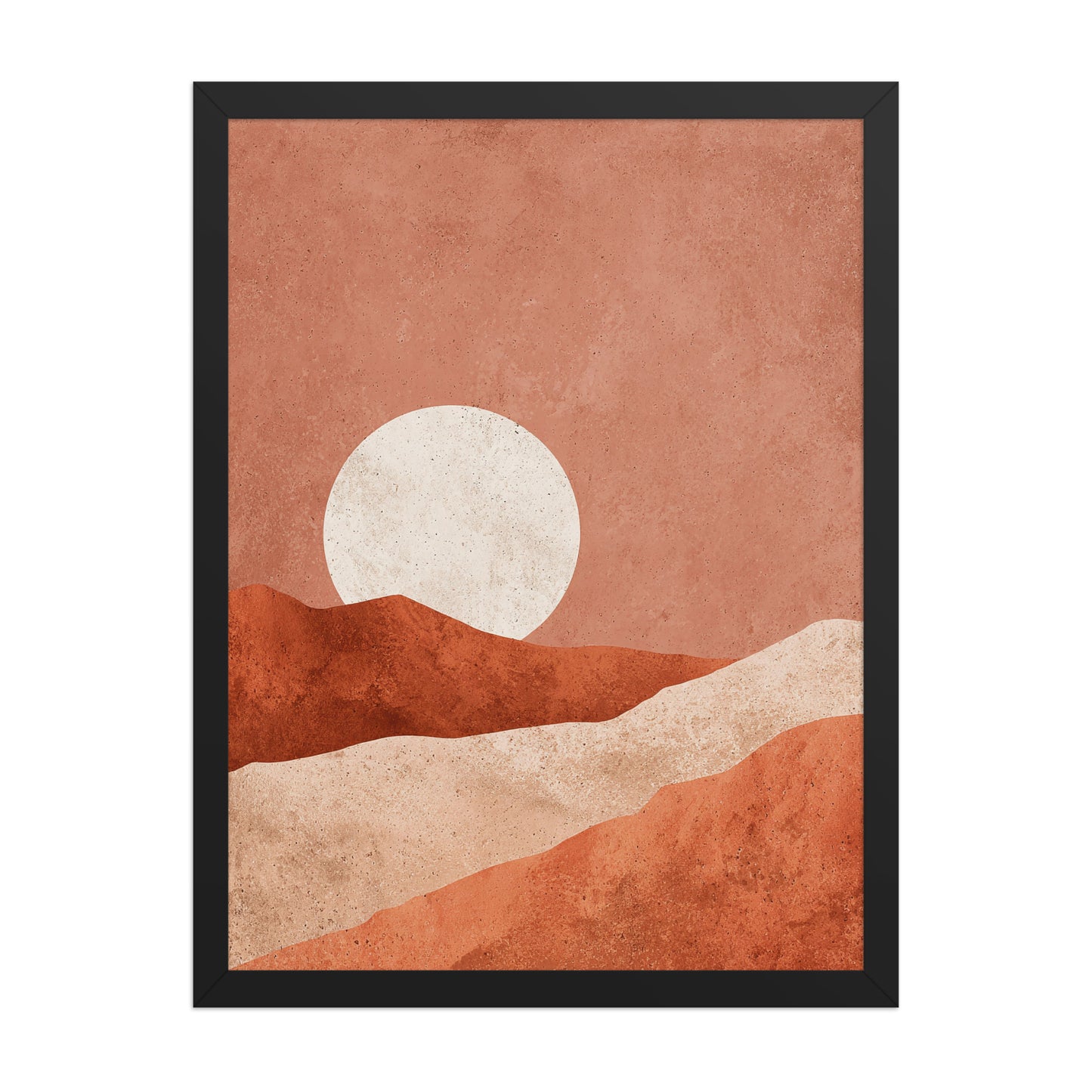 Minimal sun canvas
