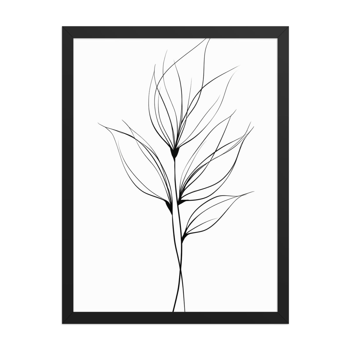 Line Art Leaf