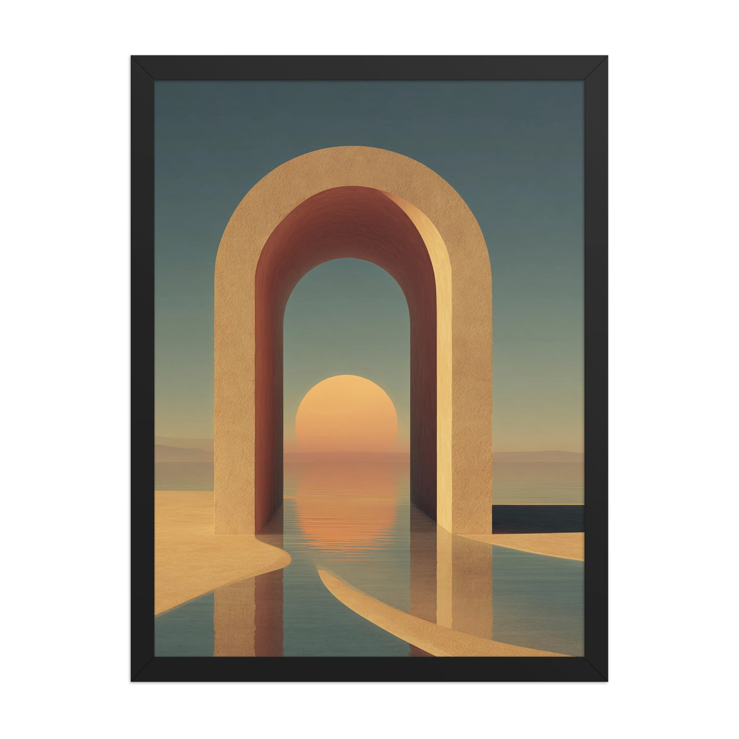 Abstract Sunset Arch